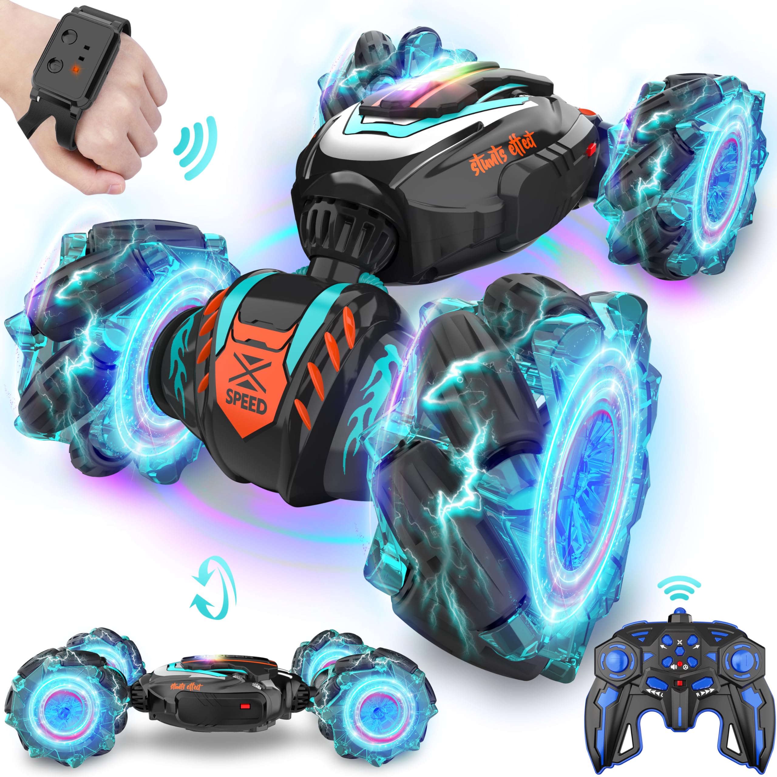 Coche De Control Remoto Rcabcar Sensor Stunt 4wd Kids - Venta Internacional.