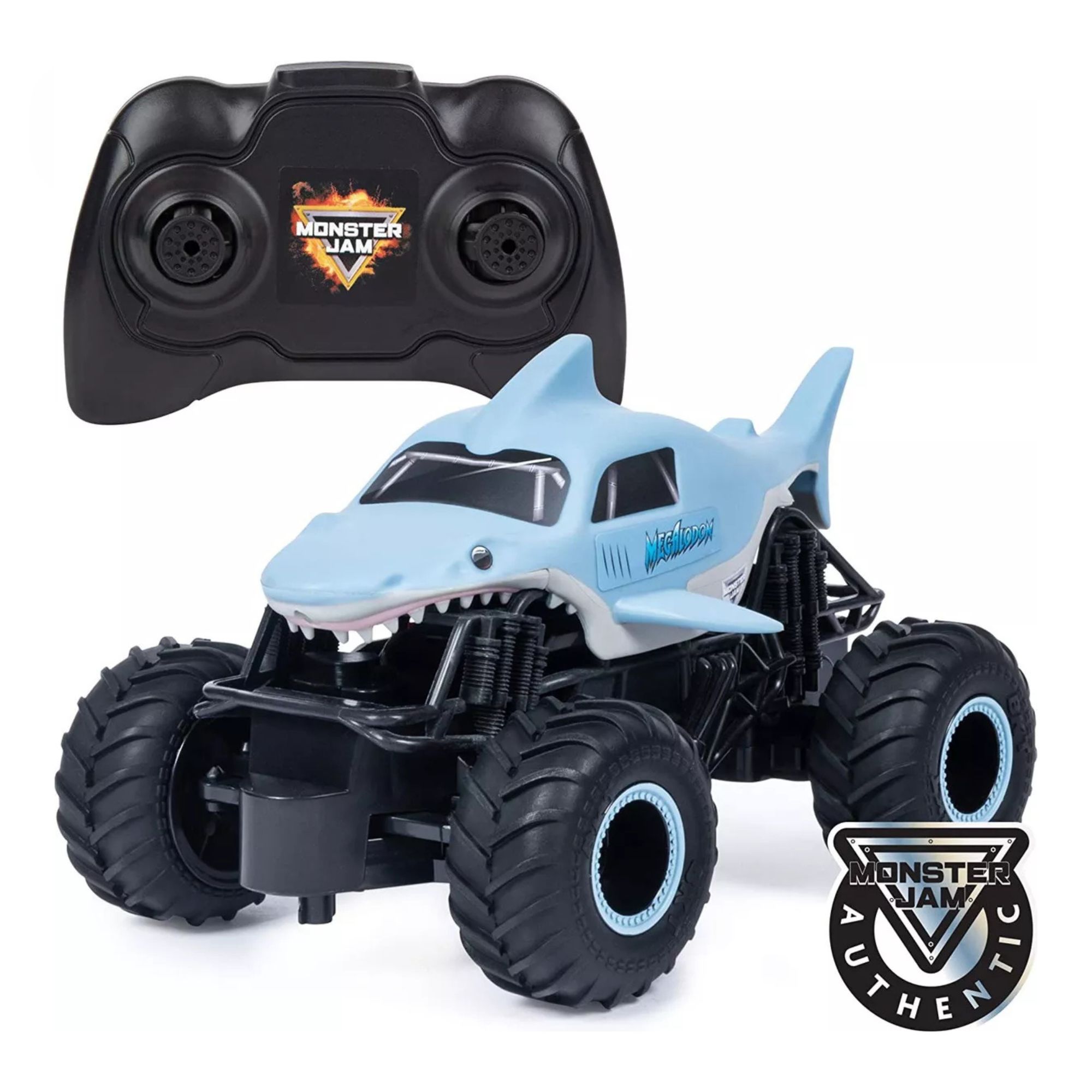 Foto 4 pulgar | Monster Truck A Control Remoto Monster Jam Escala 1:24, Megalodon