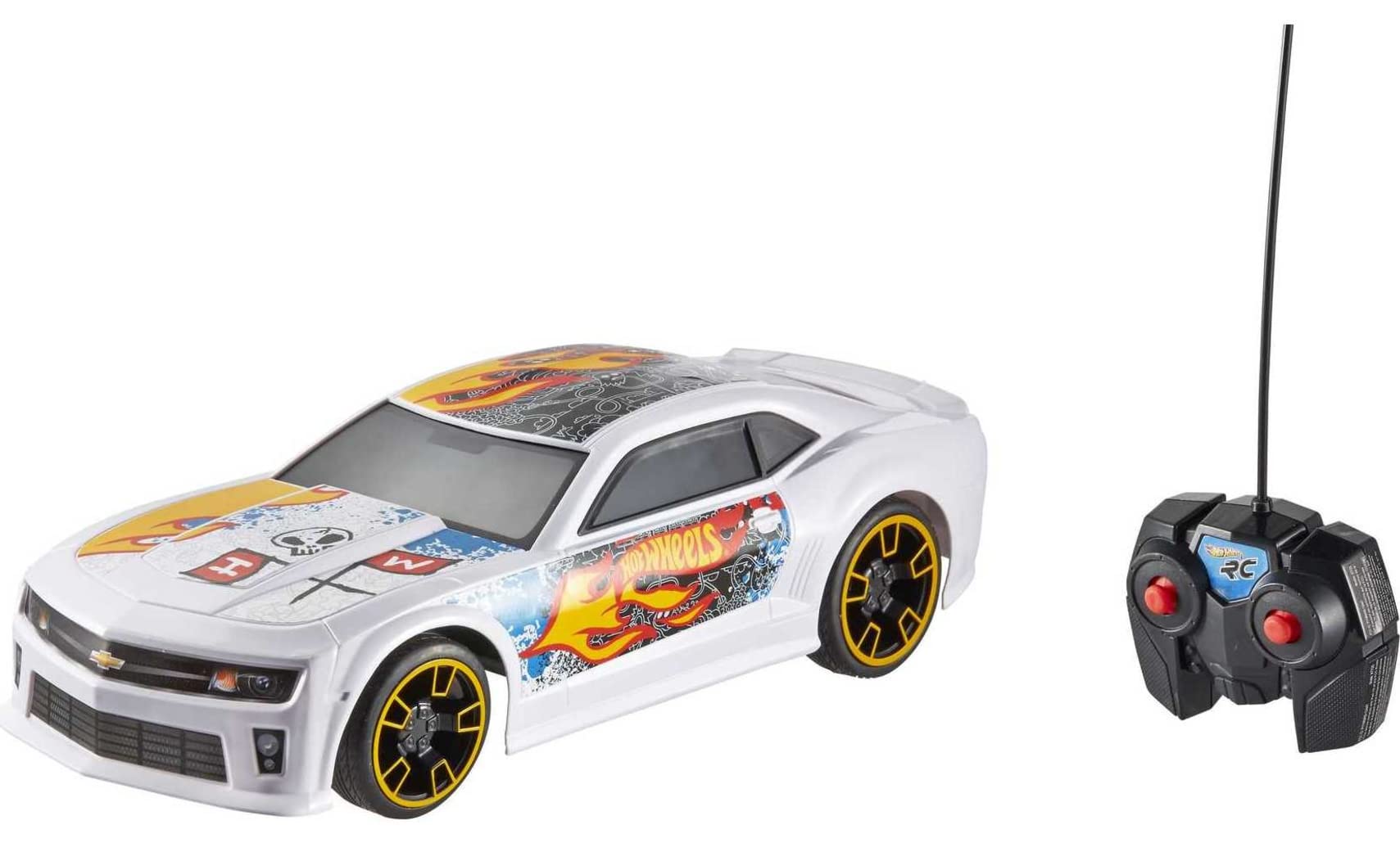 Foto 2 pulgar | Auto De Juguete Hot Wheels Rc White Zl1 Camaro 2.4 Ghz, 20 M De Alcance - Venta Internacional.