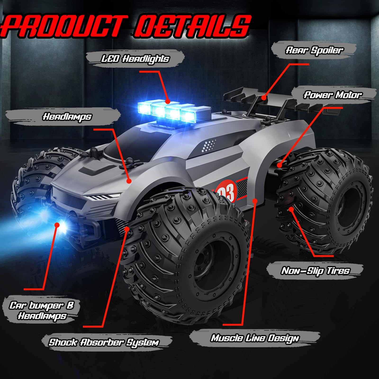 Foto 5 | Epochair De Coche A Control Remoto, 20 Km/h, 2,4 Ghz, Rc De Alta Velocidad - Venta Internacional.