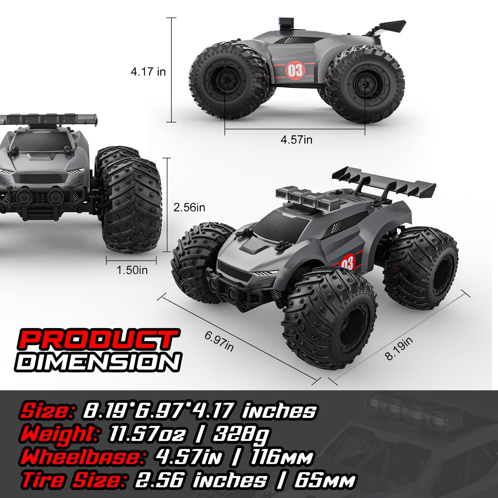 Foto 7 pulgar | Epochair De Coche A Control Remoto, 20 Km/h, 2,4 Ghz, Rc De Alta Velocidad - Venta Internacional.