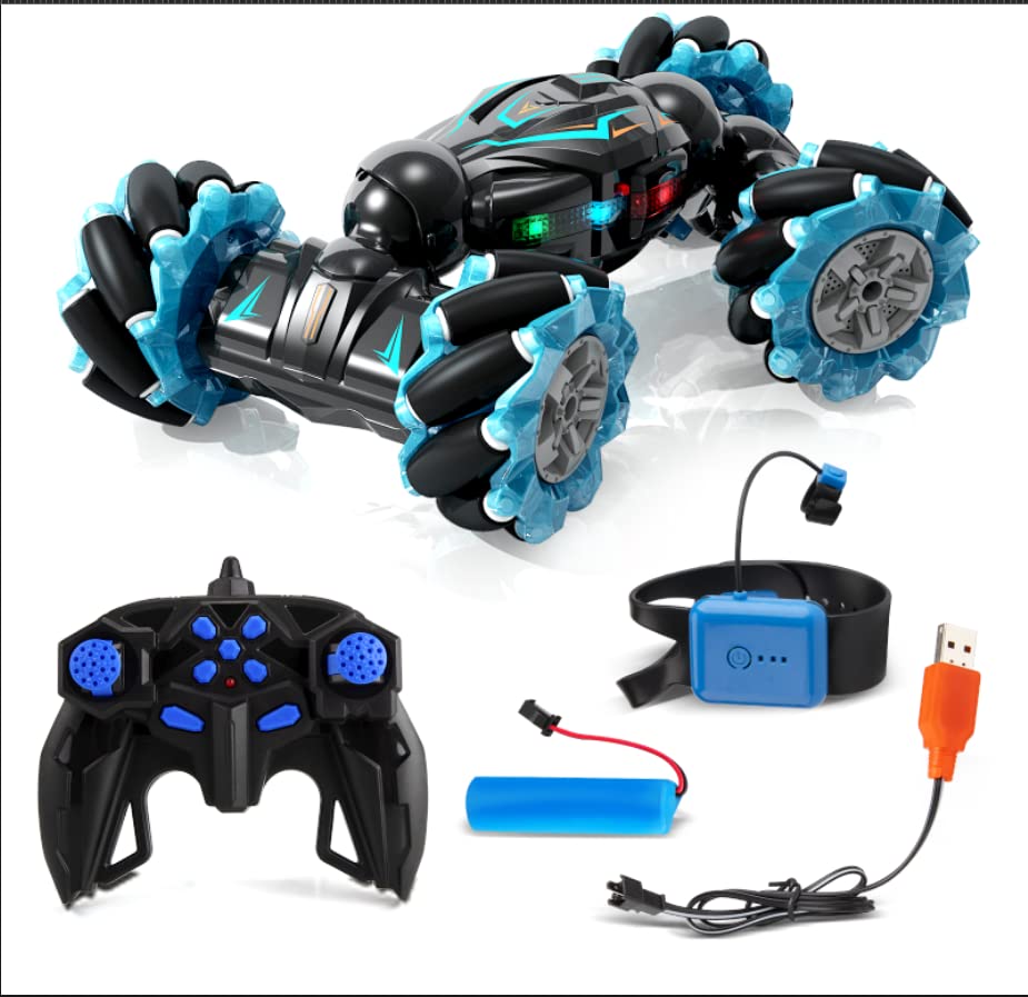 Foto 8 pulgar | Gesto De Control Remoto Rc Stunt Car Deejoy 1:12 2.4ghz 4wd - Venta Internacional.