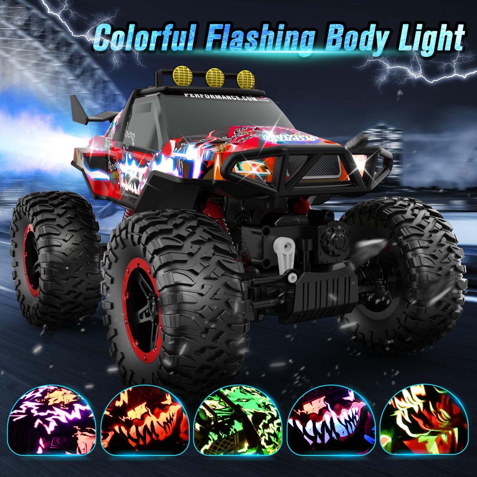Foto 3 pulgar | Rc Car Nqd 1:14 Todoterreno Monster Truck 4wd Para Niños De 4 A 7 Años - Venta Internacional.