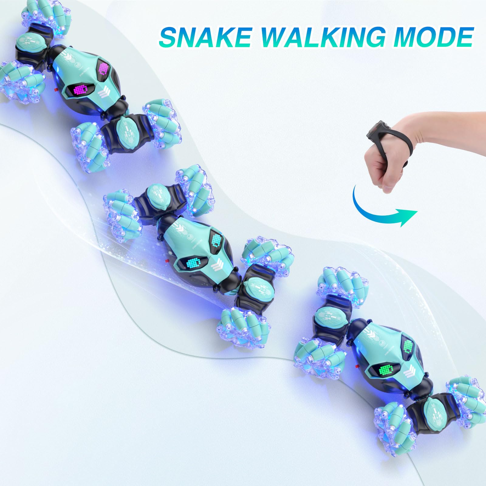 Foto 4 pulgar | Auto Rc Powerextra Led Gesture 4wd Stunt Para Mayores De 8 Años Con Luces - Venta Internacional.