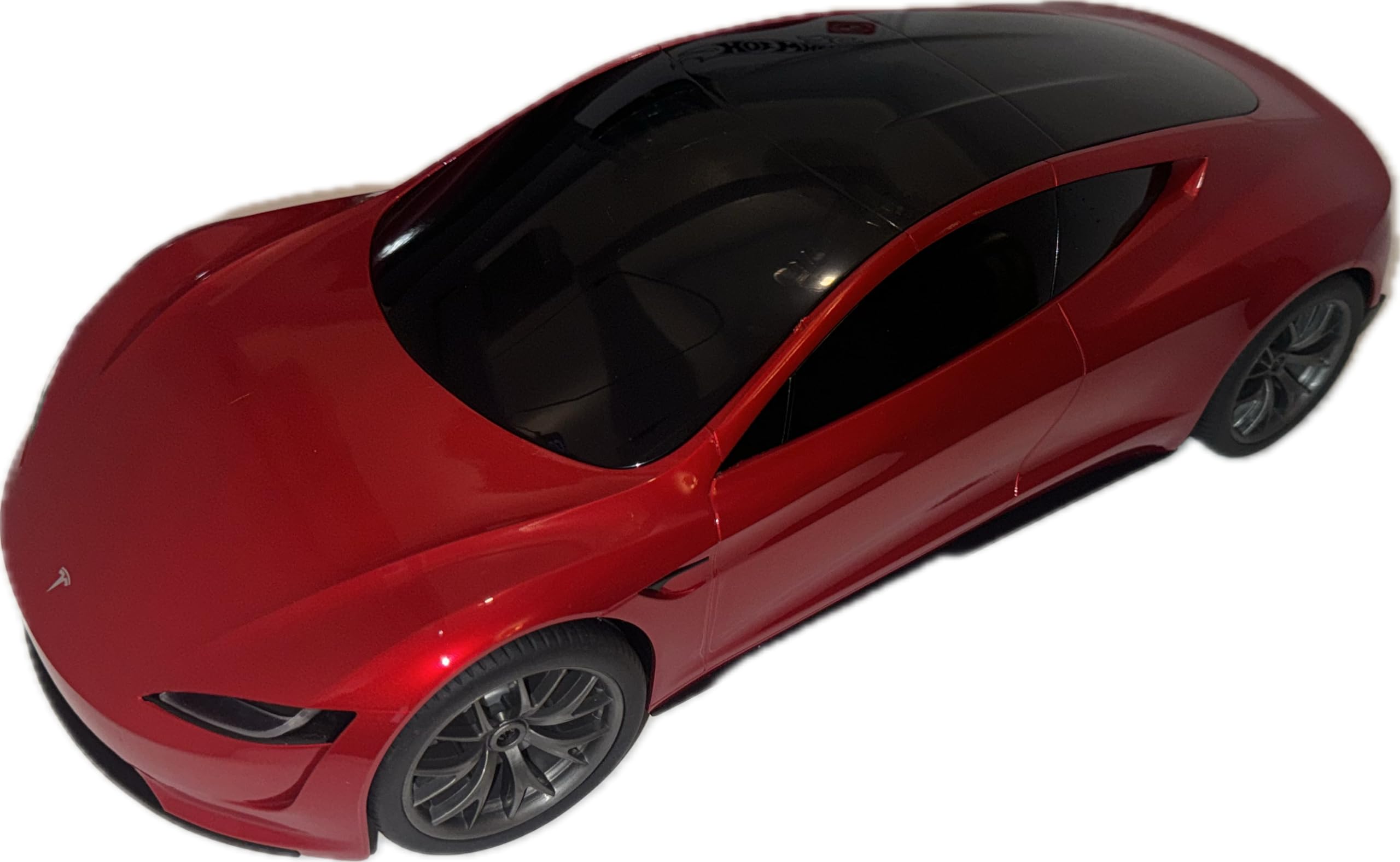 Foto 5 pulgar | Coche A Control Remoto Mattel Hot Wheels Tesla Roadster Red - Venta Internacional.