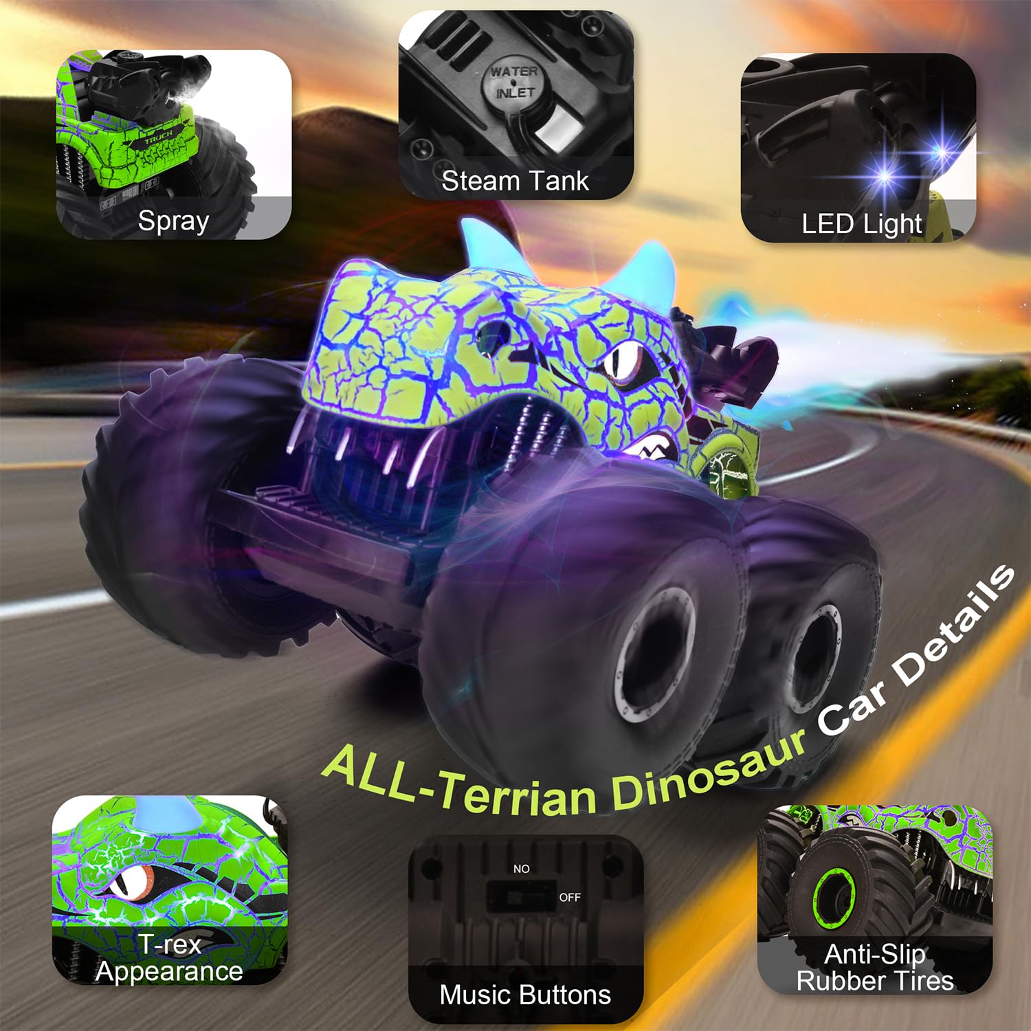 Foto 5 | Carro a Control Remoto Onadrive Infantil-Venta Internacional