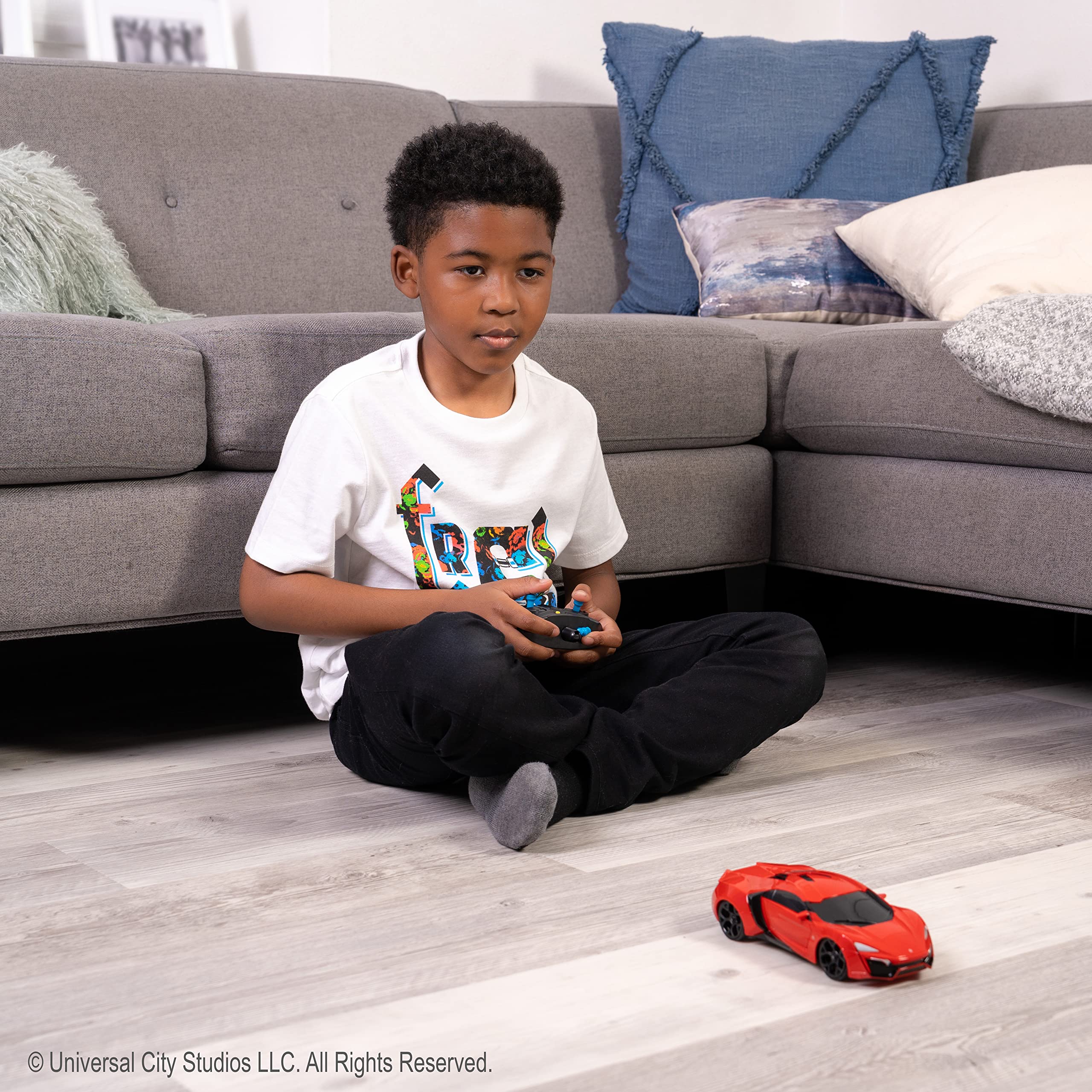 Foto 4 pulgar | Coche a Control Remoto Jada Toys Fast & Furious 7.5 Lykan Hypersport - Venta Internacional