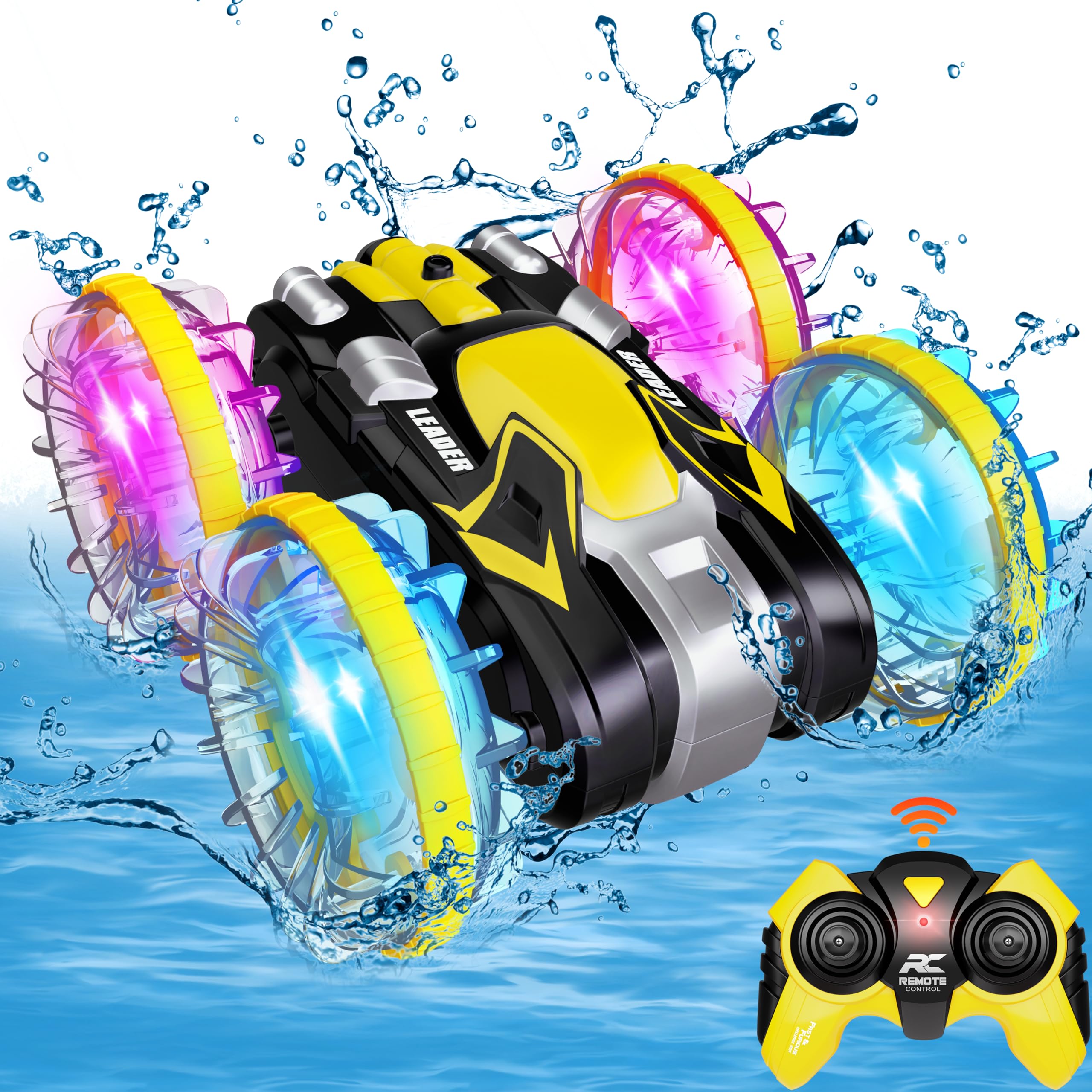 Hincel Anfibio Rc Para Coche Toy Amphibious Para Niños De 5 A 12 Años, Impermeable - Venta Internacional.