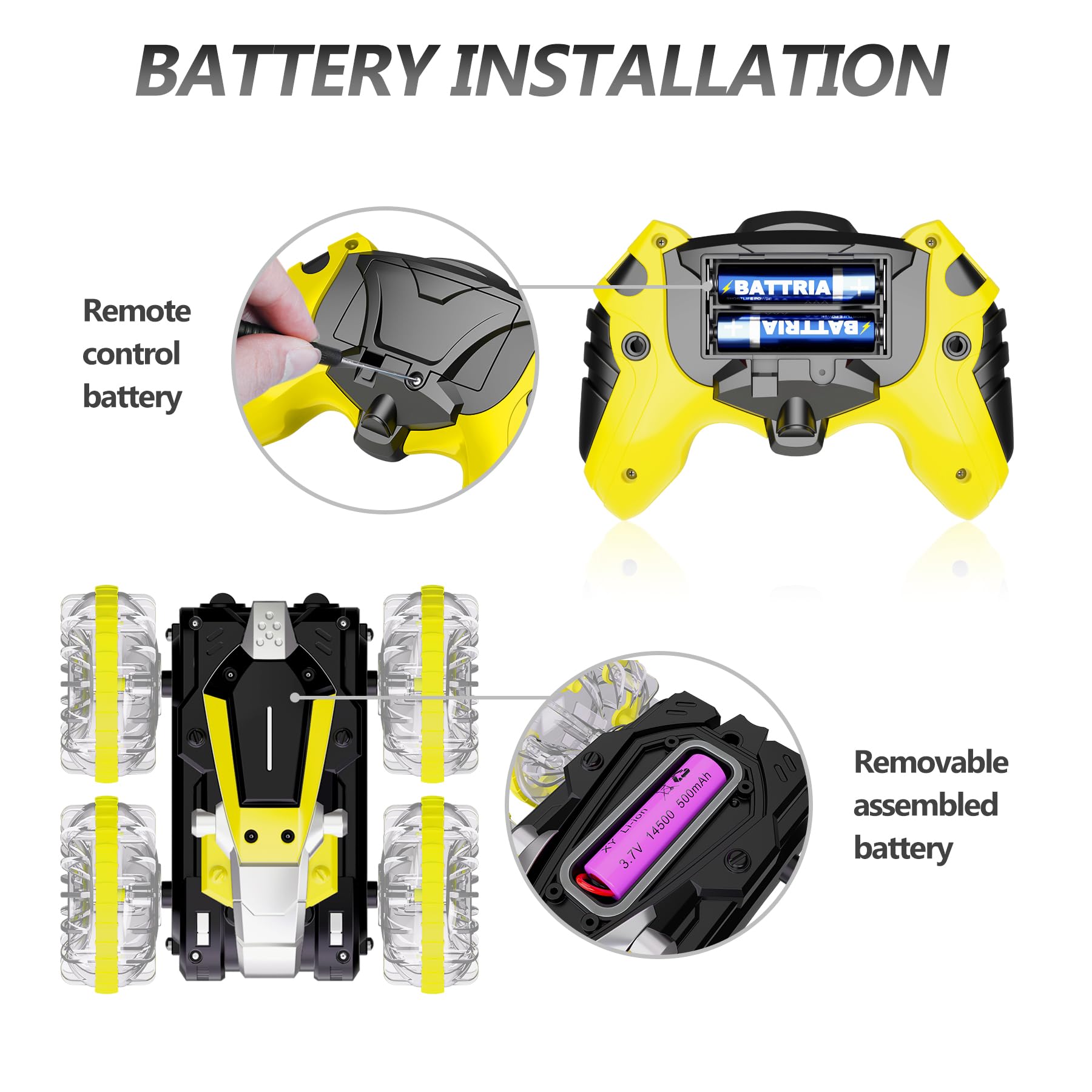 Foto 6 pulgar | Hincel Anfibio Rc Para Coche Toy Amphibious Para Niños De 5 A 12 Años, Impermeable - Venta Internacional.