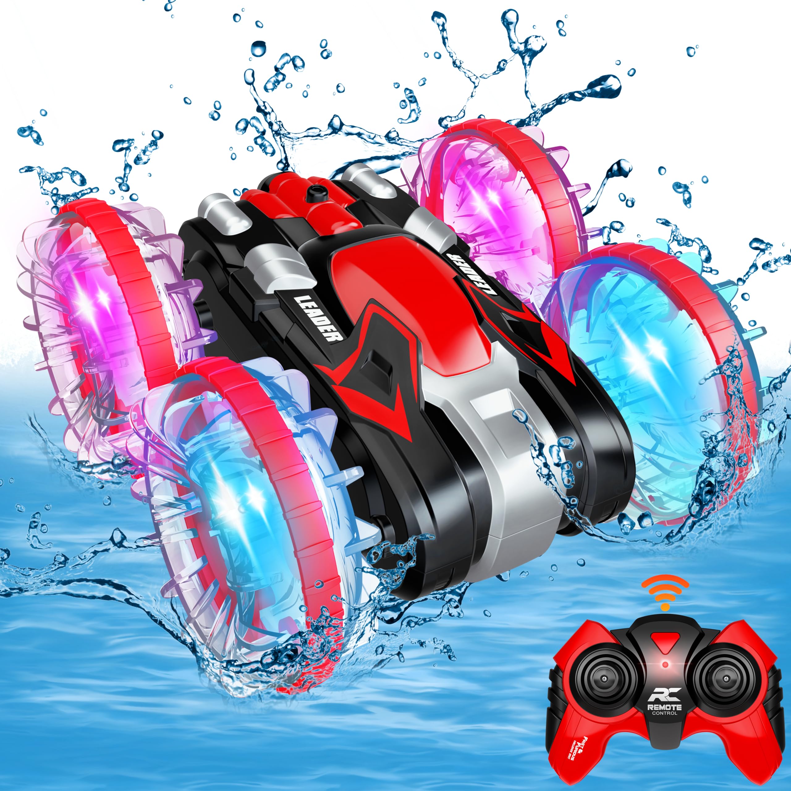 Foto 2 pulgar | Amphibious Rc Para Coche Toys Amphibious Para Niños De 5 A 12 Años, Resistente Al Agua - Venta Internacional.
