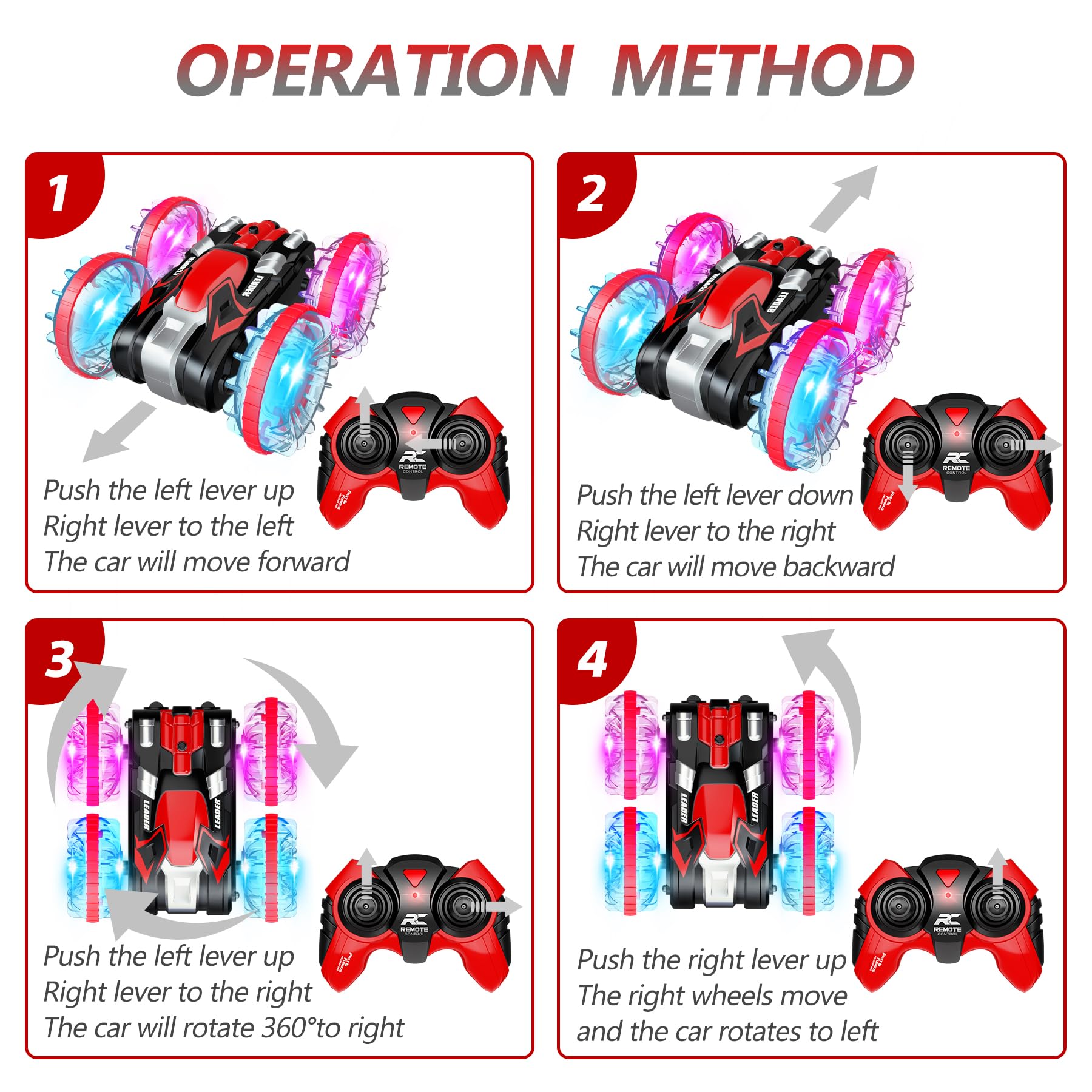 Foto 4 pulgar | Amphibious Rc Para Coche Toys Amphibious Para Niños De 5 A 12 Años, Resistente Al Agua - Venta Internacional.