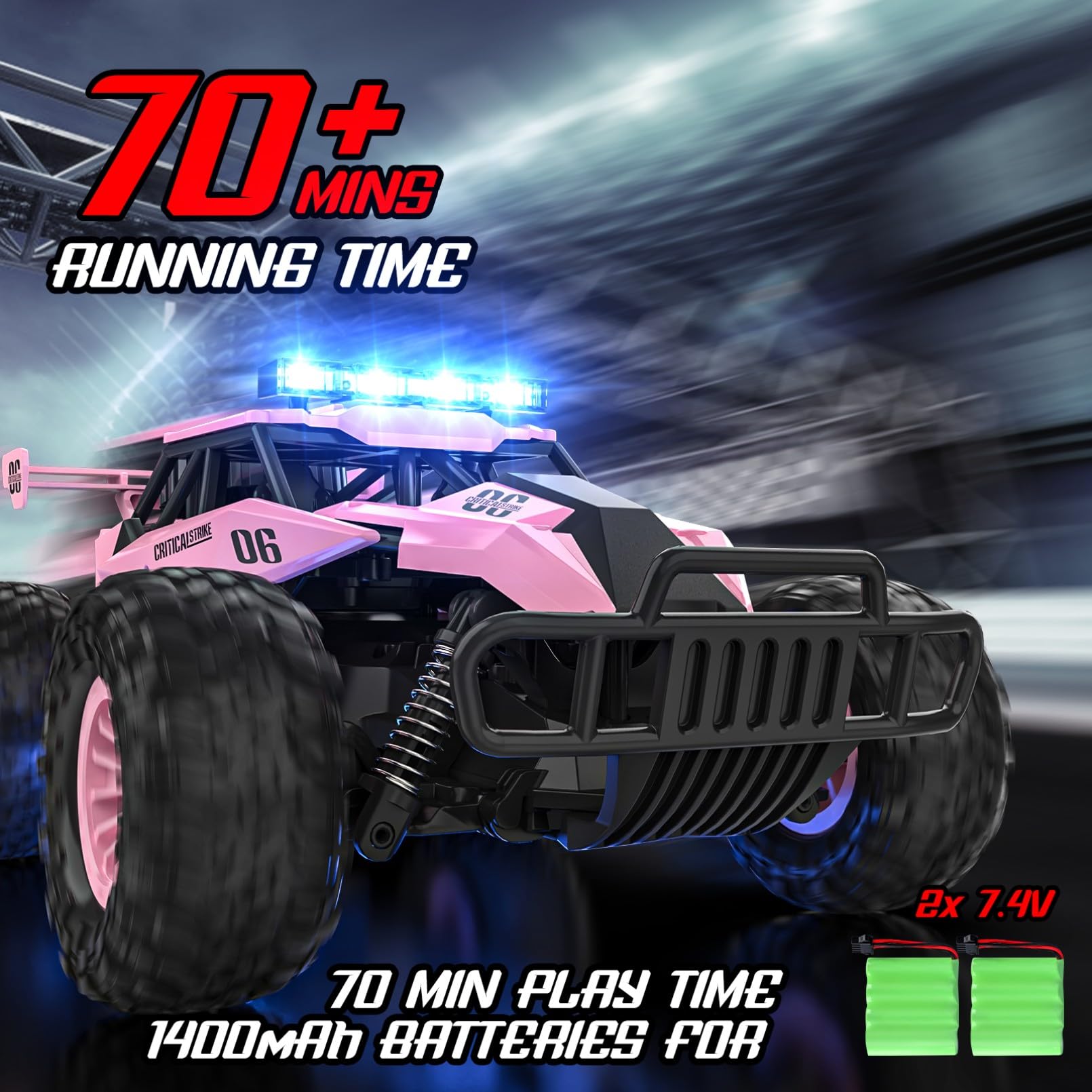 Foto 4 pulgar | Coche A Control Remoto Bluejay 1:12 Monster Truck Para Niños De 8 A 12 Años - Venta Internacional.