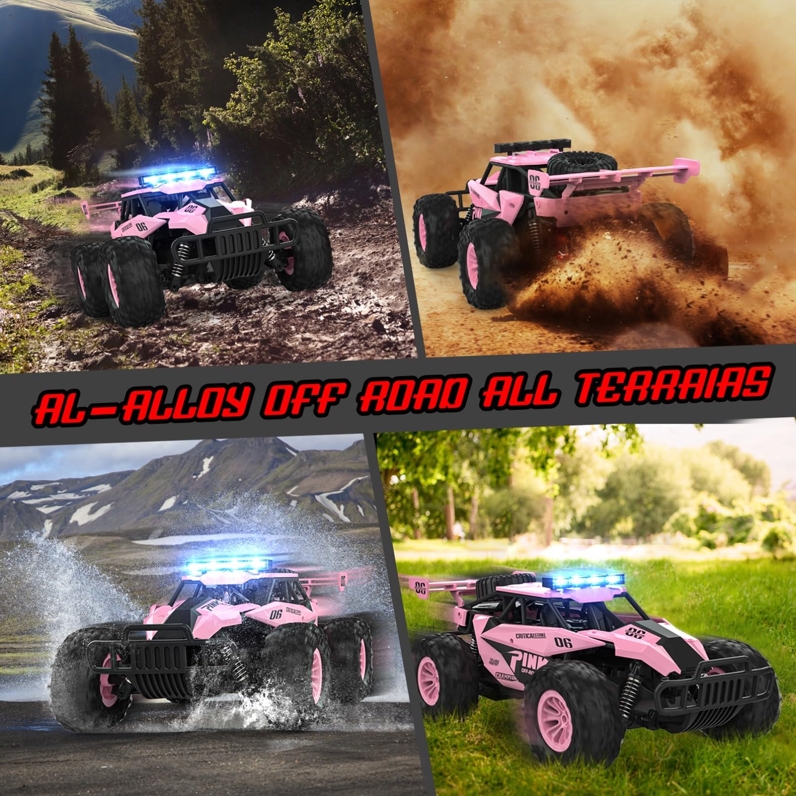 Foto 7 pulgar | Coche A Control Remoto Bluejay 1:12 Monster Truck Para Niños De 8 A 12 Años - Venta Internacional.