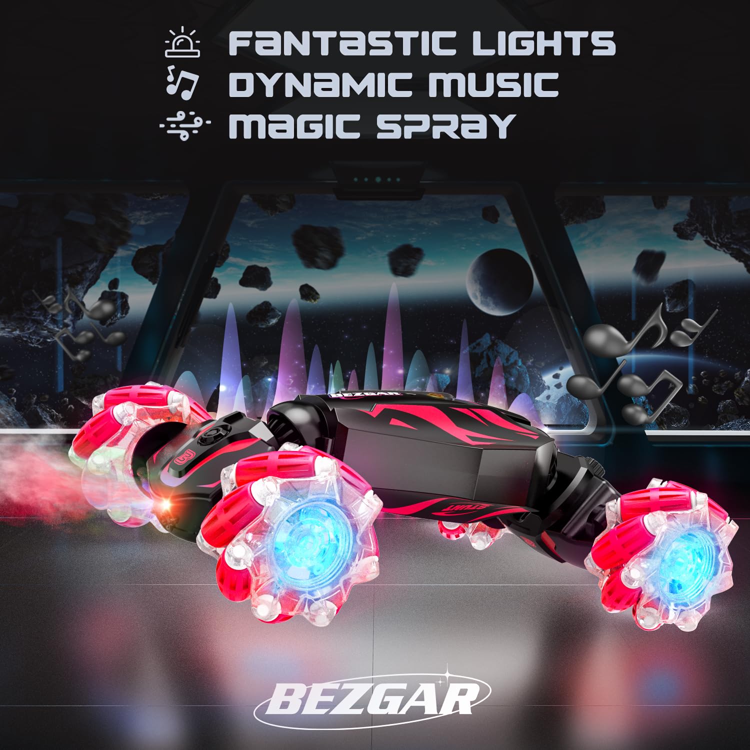 Foto 4 pulgar | Coche Rc Stunt Car Bezgar Con Sensor De Gestos 4wd Para Niños De 6 A 12 Años - Venta Internacional.