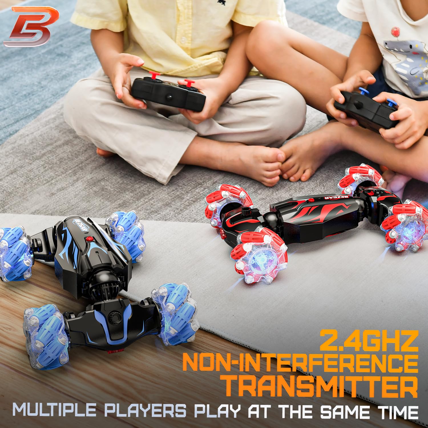 Foto 8 pulgar | Coche Rc Stunt Car Bezgar Con Sensor De Gestos 4wd Para Niños De 6 A 12 Años - Venta Internacional.