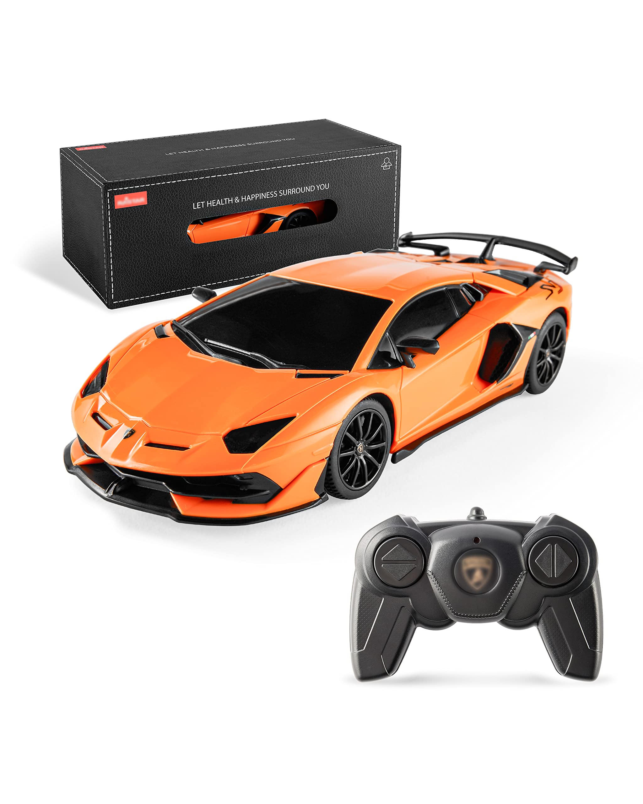 Coche A Control Remoto Bezgar Lambo Aventador Svj 1:24 Para Niños - Venta Internacional.