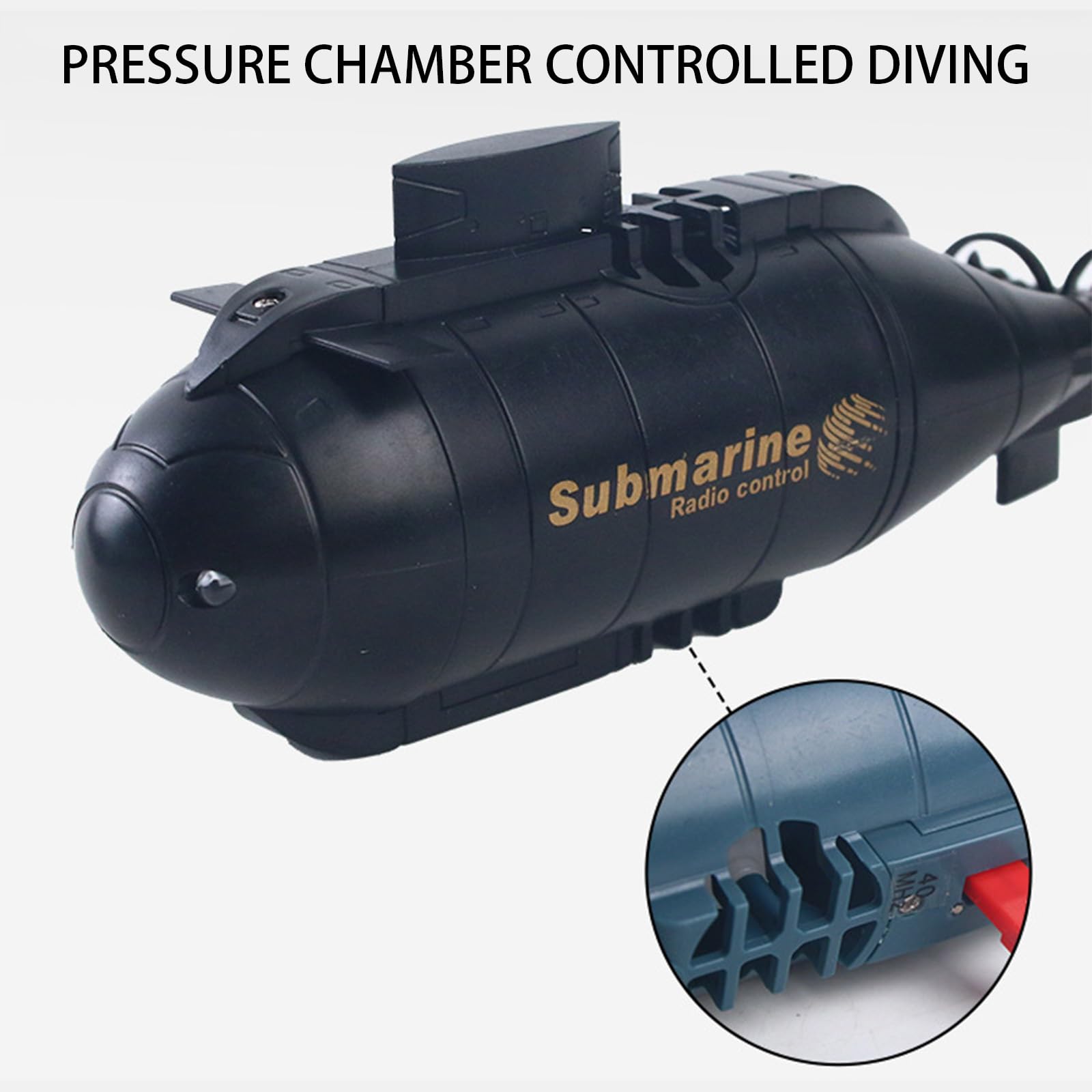 Foto 5 pulgar | Barco Submarino A Control Remoto Nuclear Submarine Rc Race - Venta Internacional.