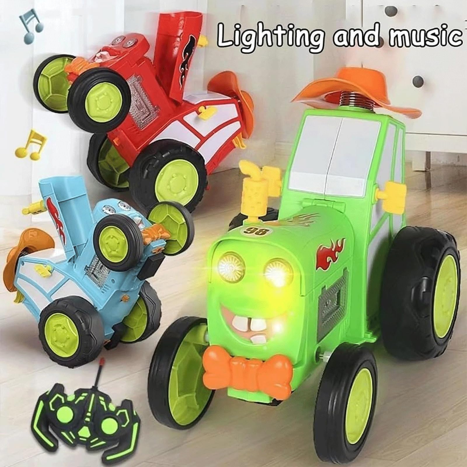 Foto 4 pulgar | Stunt Car Jumpfury Con Luces Y Música, Recargable De 90 Cm - Venta Internacional.