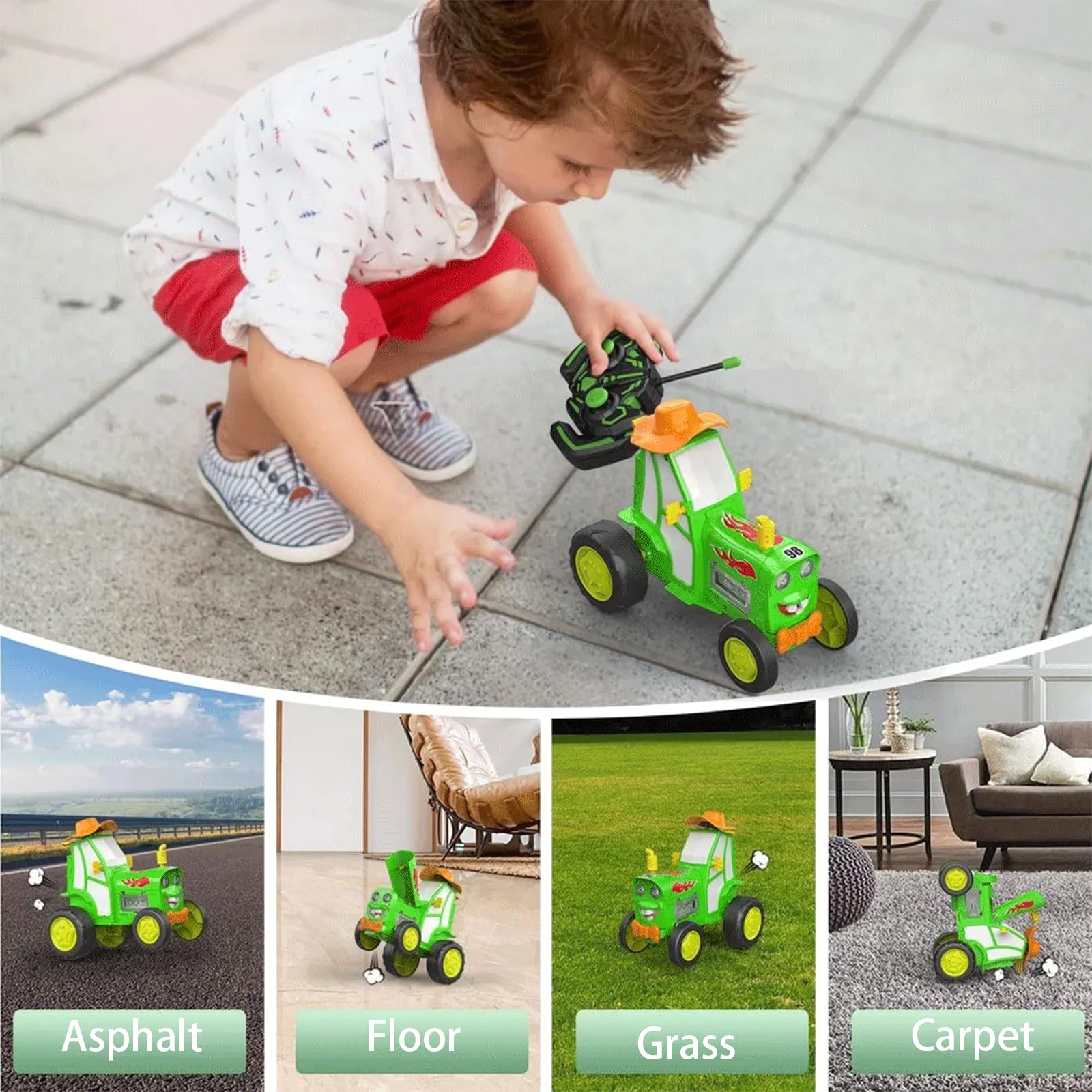 Foto 6 pulgar | Stunt Car Jumpfury Con Luces Y Música, Recargable De 90 Cm - Venta Internacional.