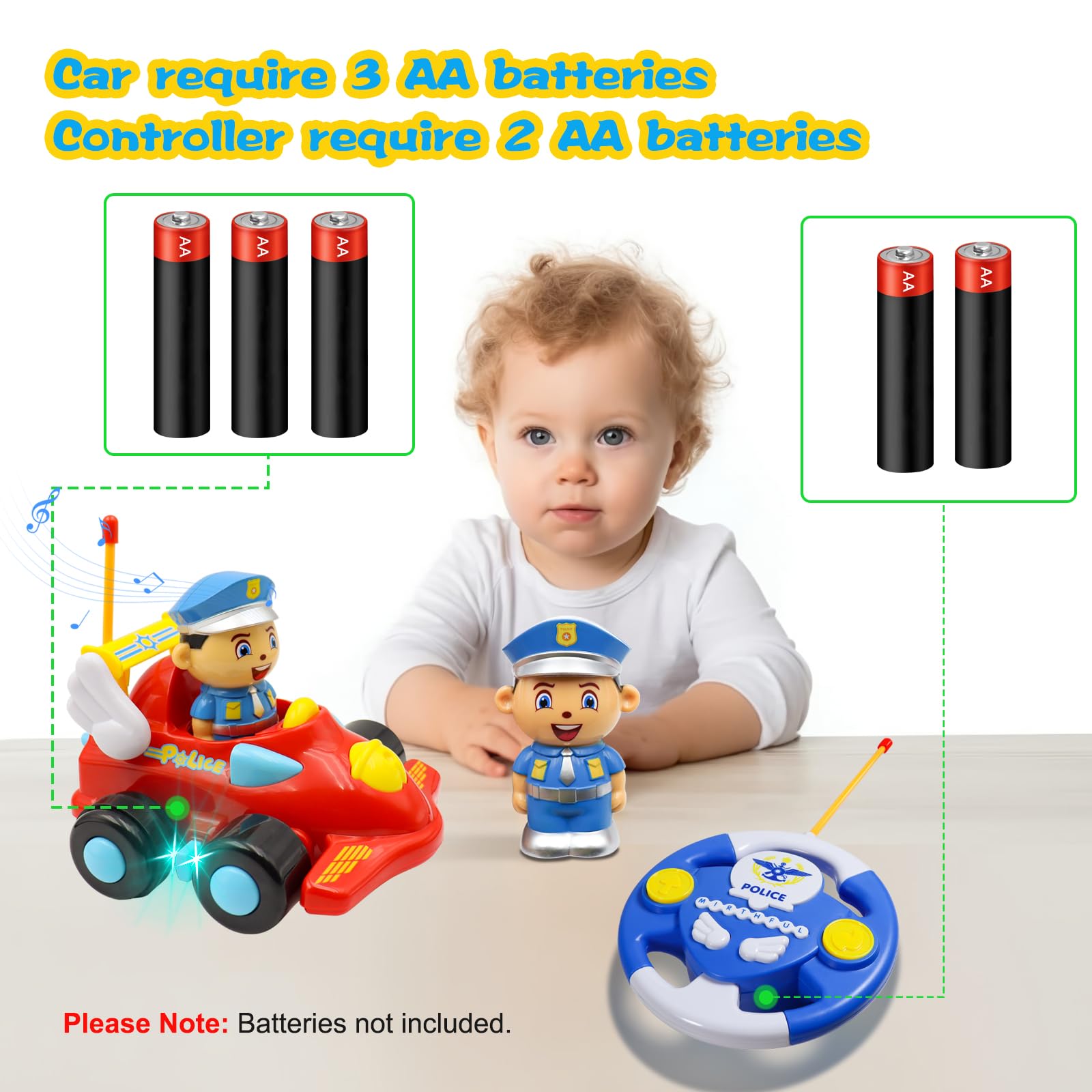 Foto 5 | Juguete Con Control Remoto Hdoit Para Niños Pequeños De 3 Años O Más - Venta Internacional.