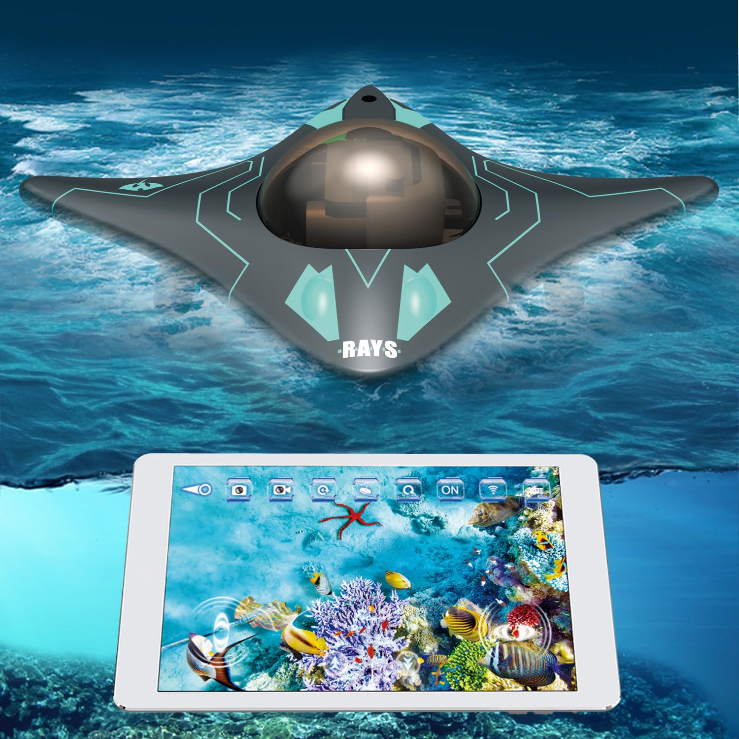 Foto 3 pulgar | Rc Boat Mini Con Cámara Impermeable Wifi De 6 Canales Para Mayores De 8 Años - Venta Internacional.