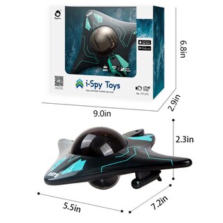 Foto 6 | Rc Boat Mini Con Cámara Impermeable Wifi De 6 Canales Para Mayores De 8 Años - Venta Internacional.