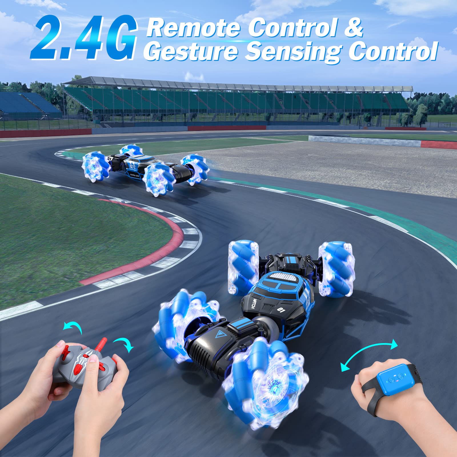 Foto 4 pulgar | Carro Control Remoto Rc Stunt Car Powerextra - Venta Internacional