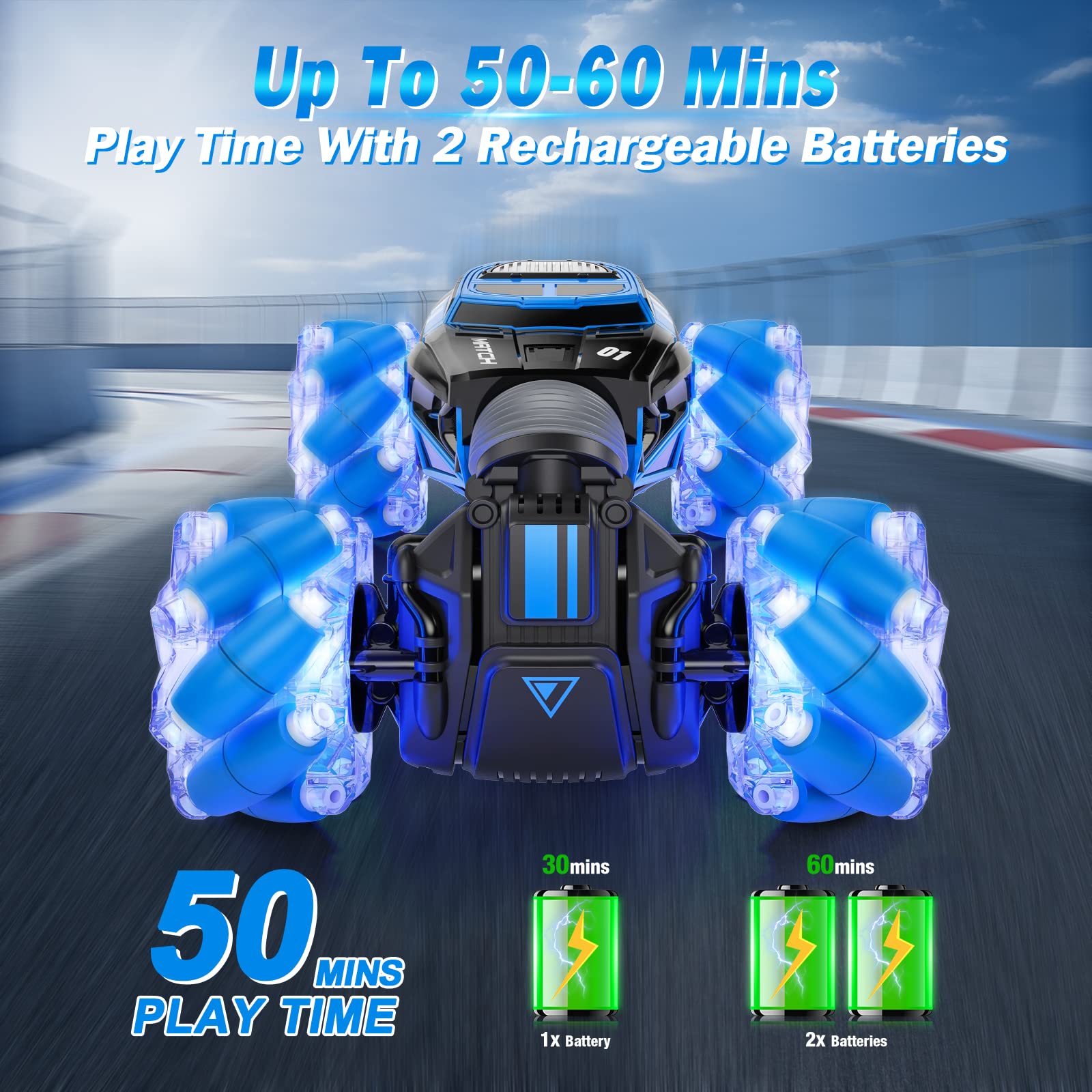 Foto 5 pulgar | Carro Control Remoto Rc Stunt Car Powerextra - Venta Internacional