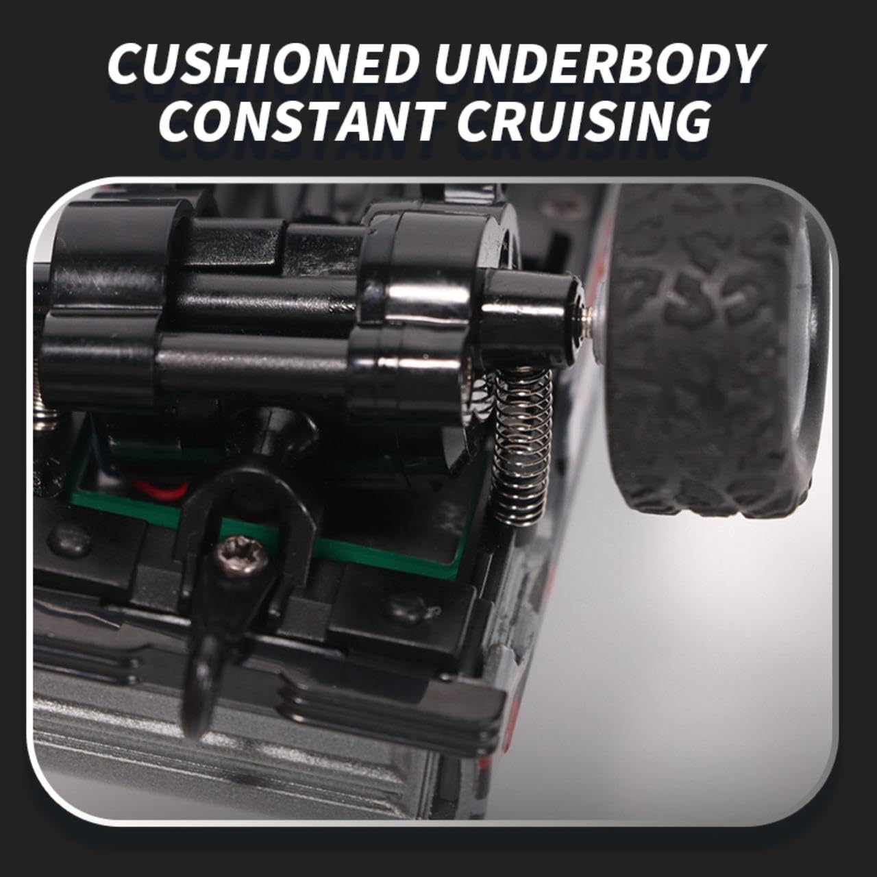 Foto 3 pulgar | Mini Cyber Truck Rc Monster Truck Con Remolque, 6 Colores 1:64 - Venta Internacional.