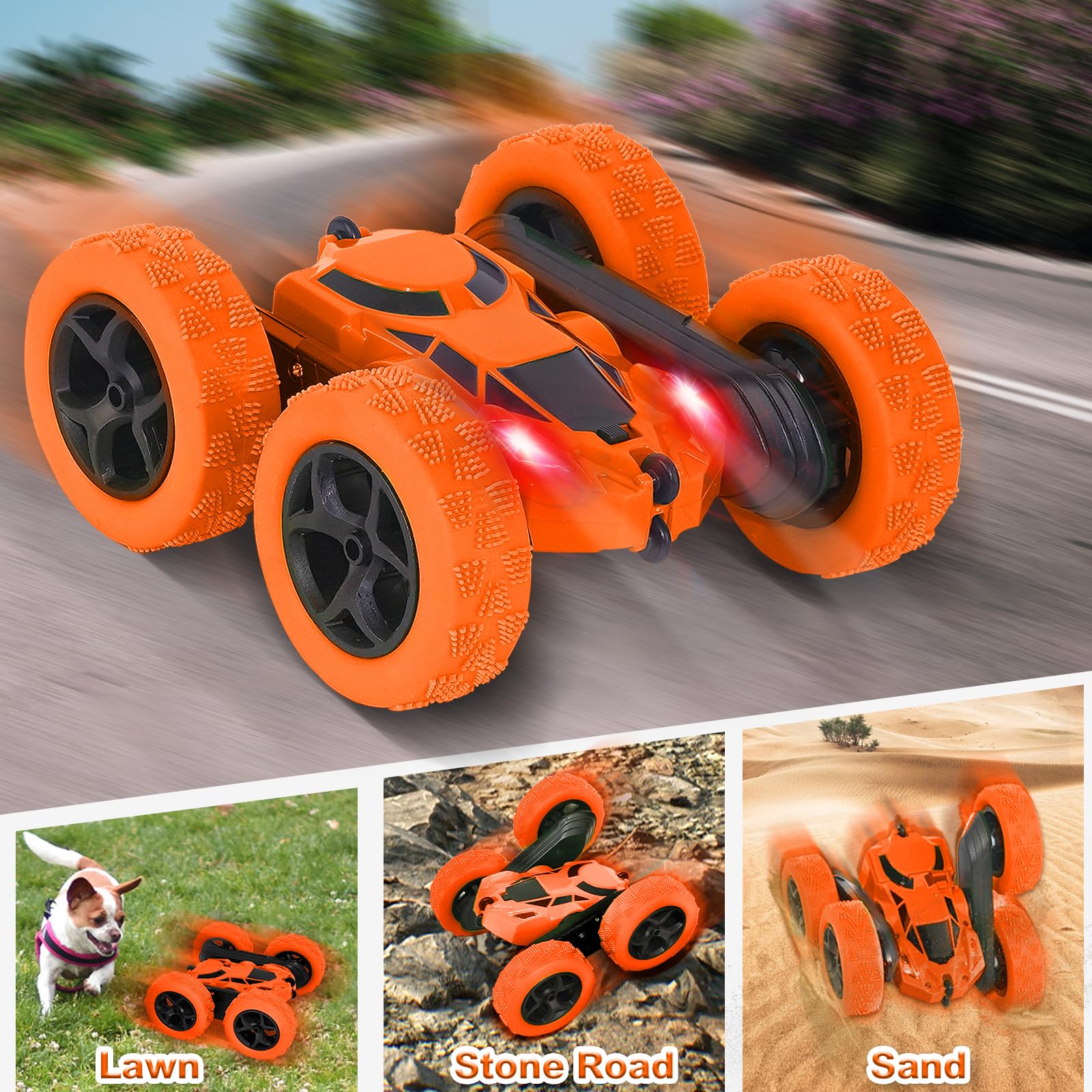 Foto 4 | Coche A Control Remoto Midivix Stunt Rc 4wd 2,4 Ghz 90 Minutos De Reproducción - Venta Internacional.