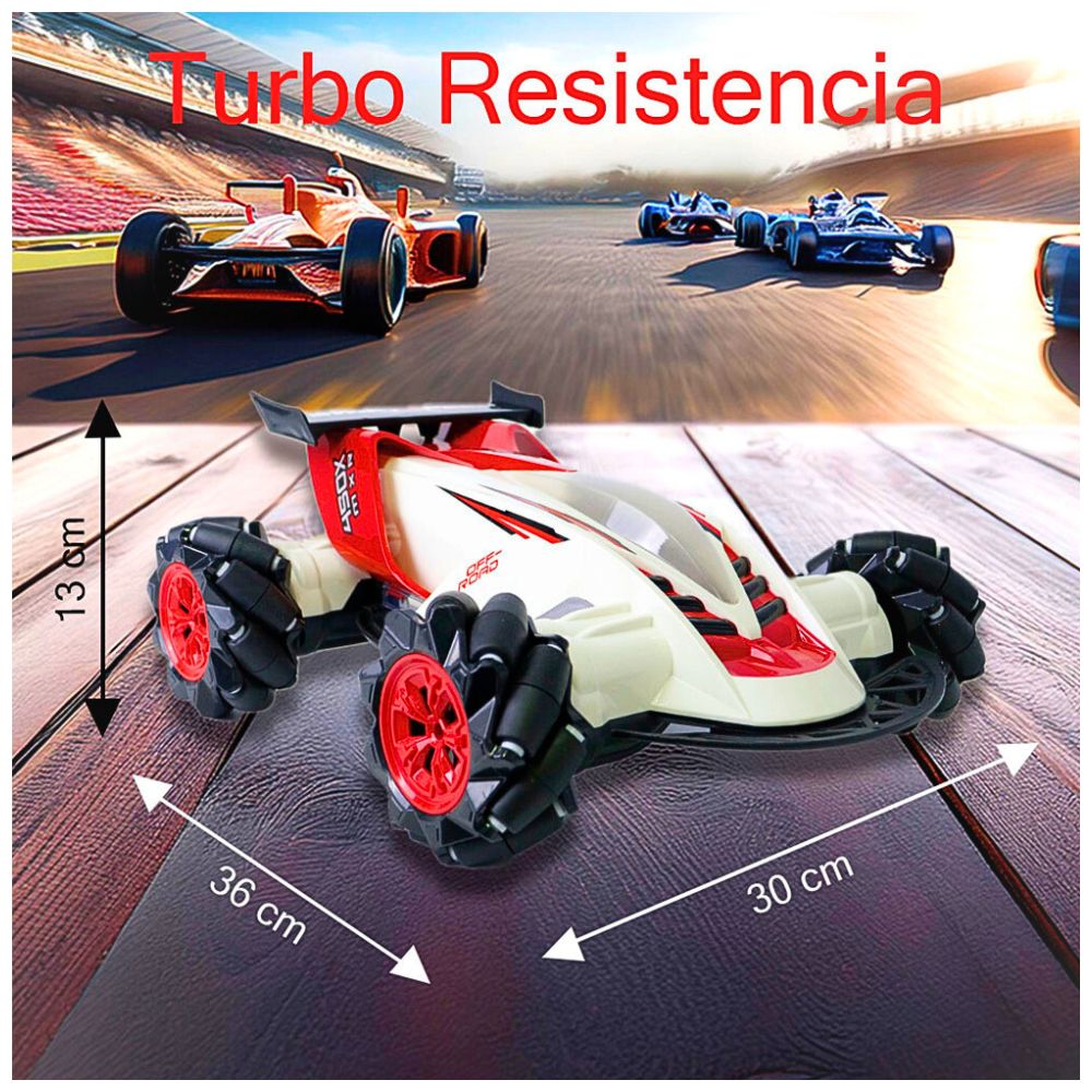 Foto 2 | Coche De Control Remoto Con Tracción En Las 4 Ruedas F1 Color Blanco