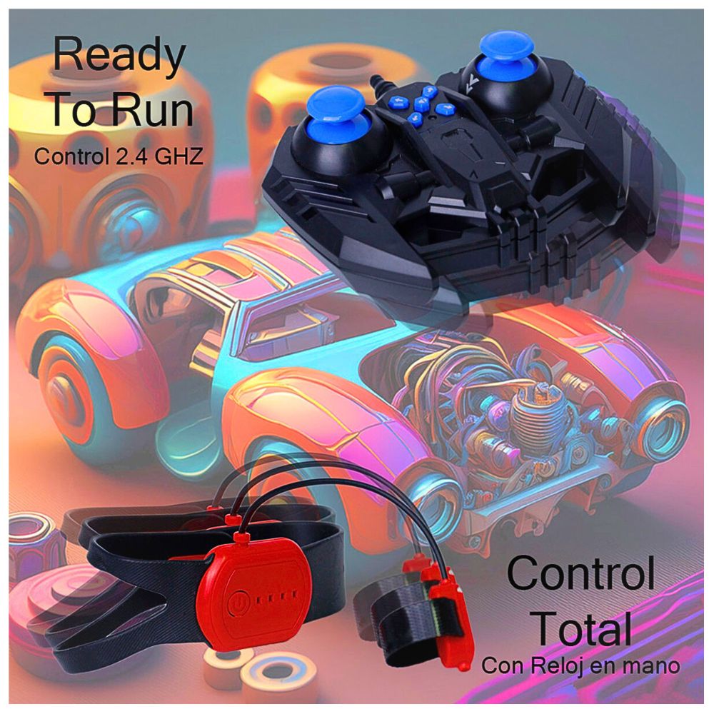 Foto 5 pulgar | Coche De Control Remoto Con Tracción En Las 4 Ruedas F1 Color Negro