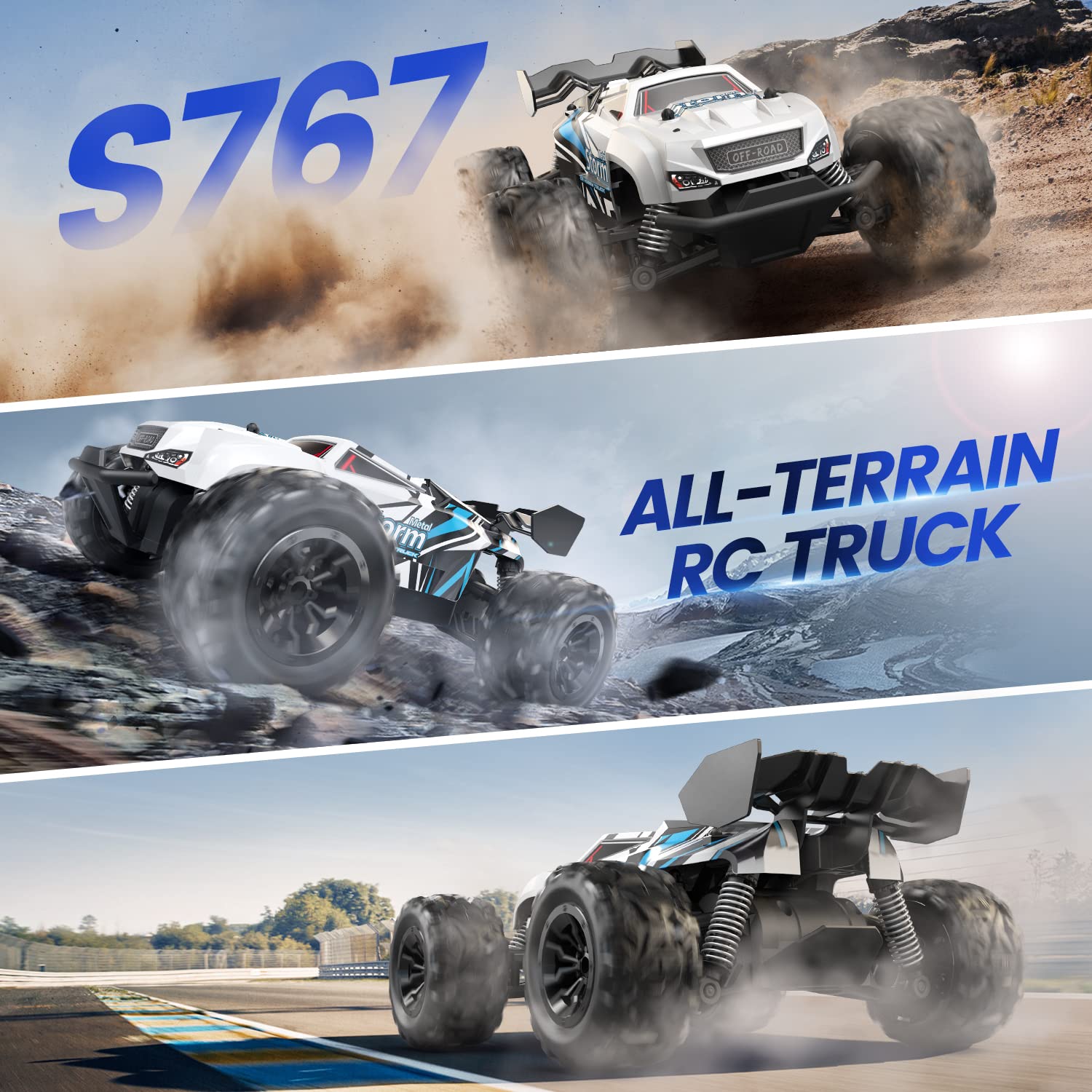 Foto 5 | Rc Car Deerc Todoterreno Monster Truck Para Niños De 8 A 12 Años - Venta Internacional.