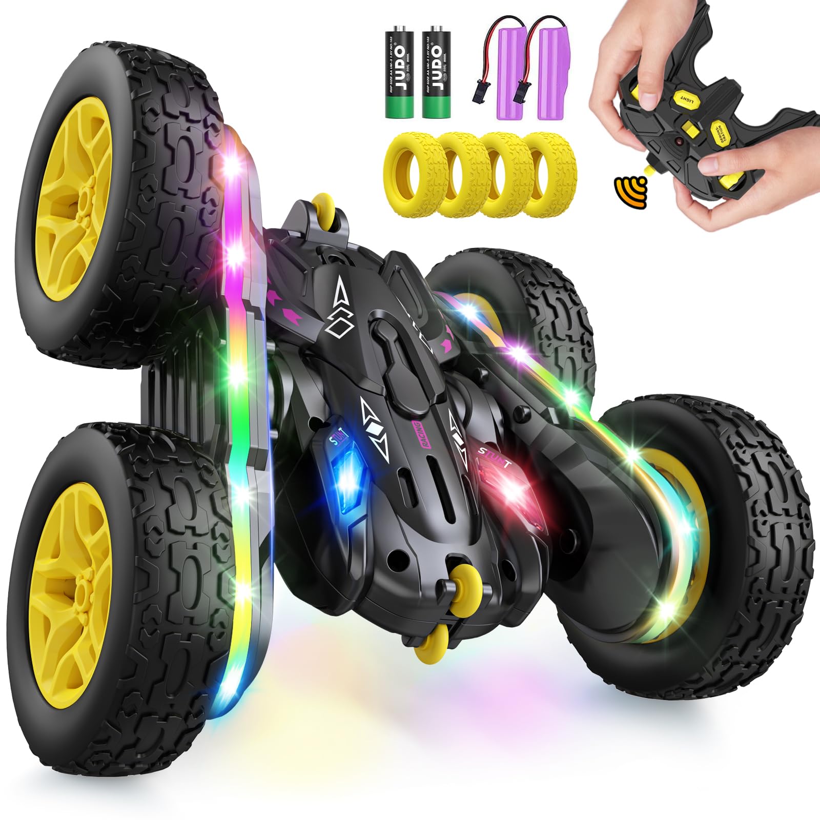 Coche Con Control Remoto Jimdella Rc Cars Con Luces Para Niños De 4 A 6 Años - Venta Internacional.