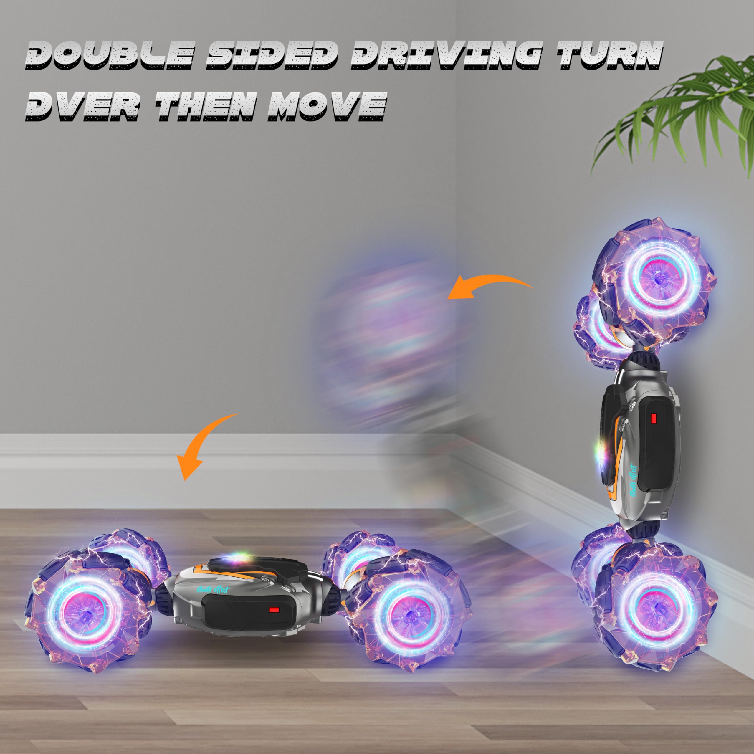 Foto 4 pulgar | Coche De Control Remoto Rcabcar Sensor Stunt 4wd Kids - Venta Internacional.