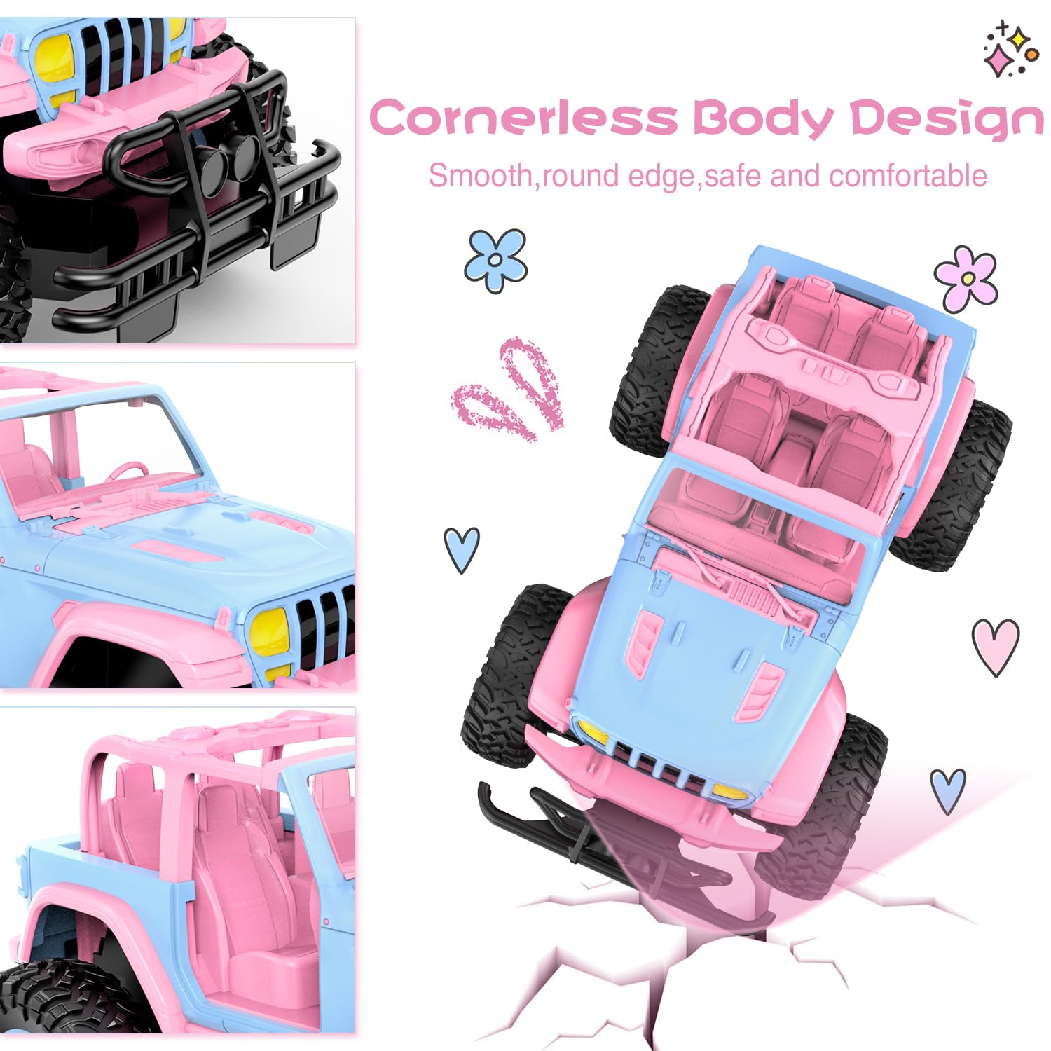 Foto 3 pulgar | Coche A Control Remoto Nqd A Escala 1:16 De 80 Minutos Para Niños De 3 A 6 Años - Venta Internacional.