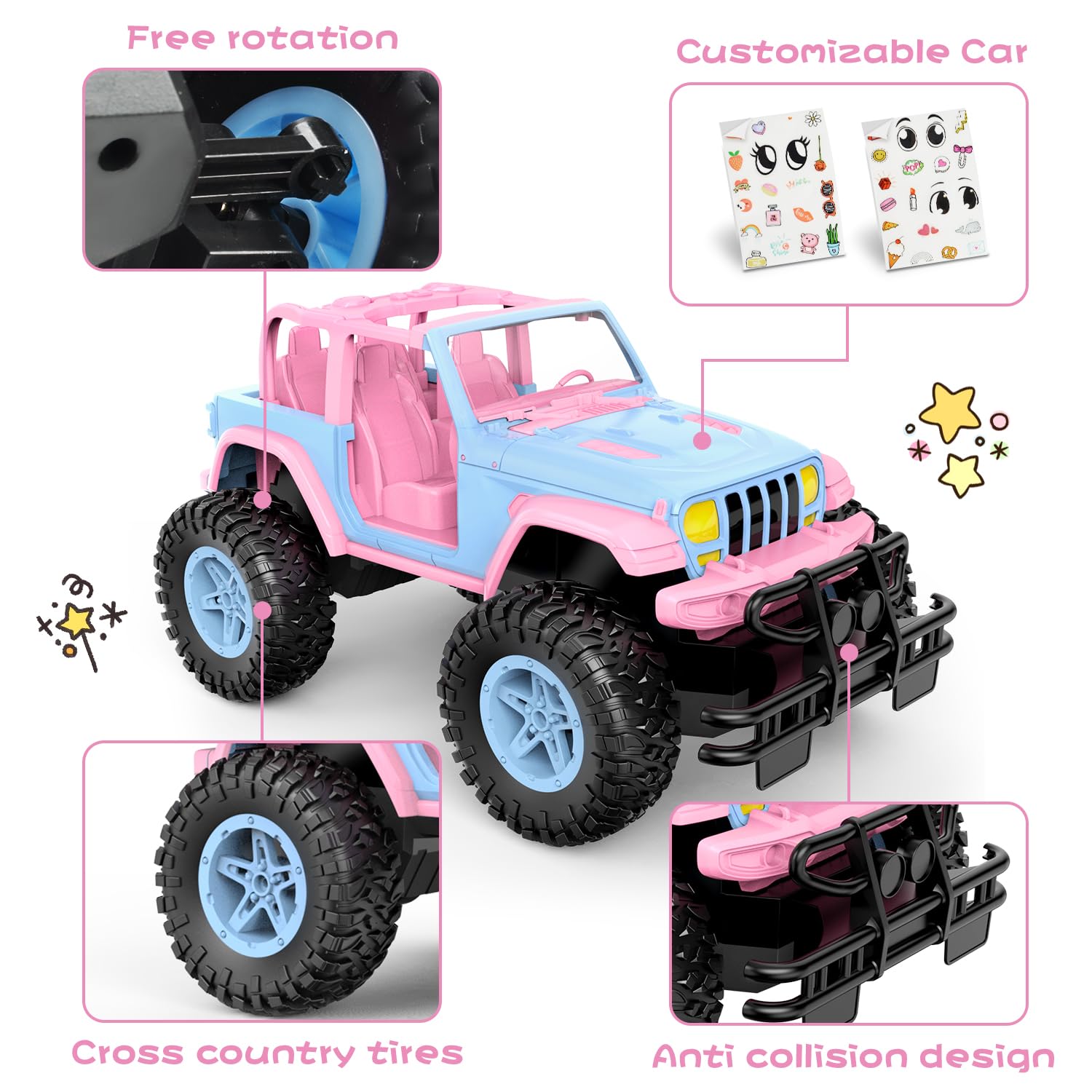 Foto 5 pulgar | Coche A Control Remoto Nqd A Escala 1:16 De 80 Minutos Para Niños De 3 A 6 Años - Venta Internacional.