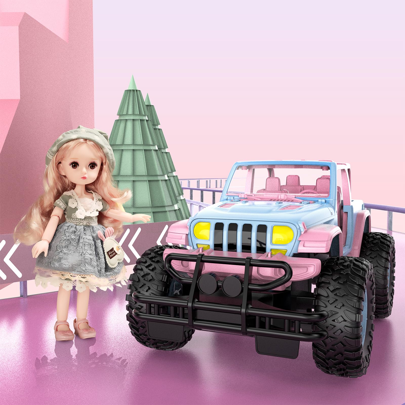 Foto 6 pulgar | Coche A Control Remoto Nqd A Escala 1:16 De 80 Minutos Para Niños De 3 A 6 Años - Venta Internacional.