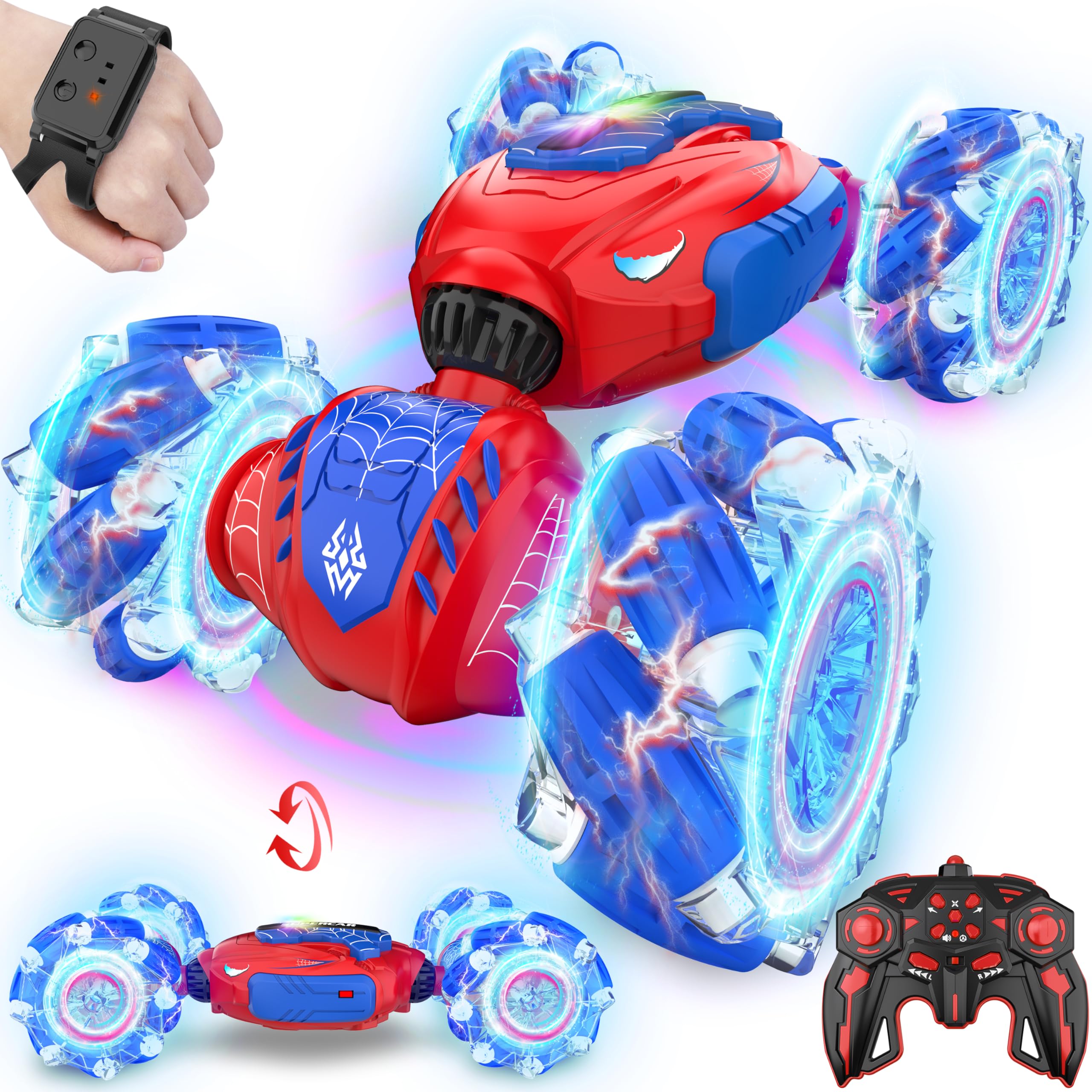 Coche Rcabcar Con Control Remoto, Sensor De Gestos, 4wd, Niños Mayores De 8 Años - Venta Internacional.