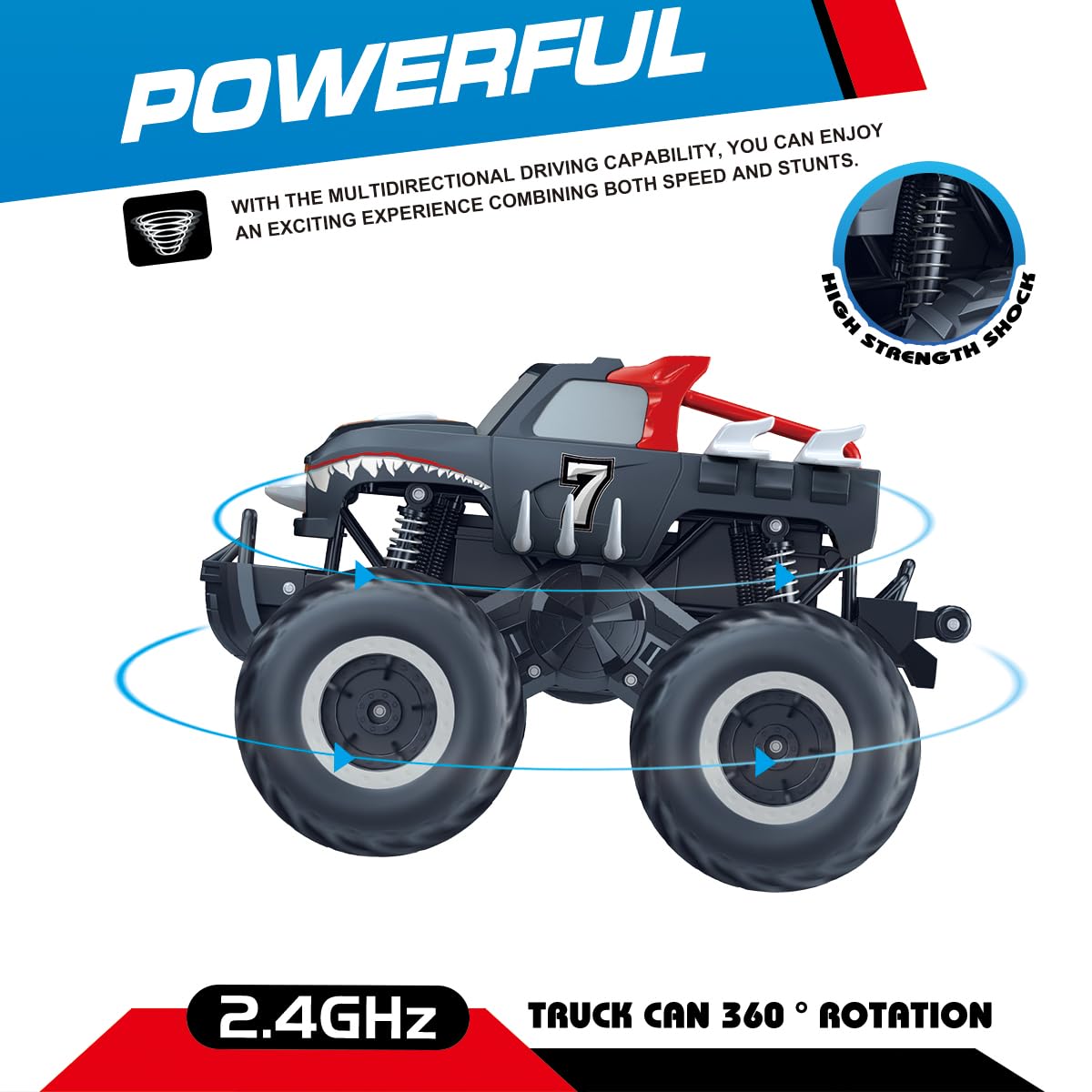 Foto 4 pulgar | Rc Car Threeking Pick-up Todoterreno A Escala 1:16 A Escala 1:16 - Venta Internacional.
