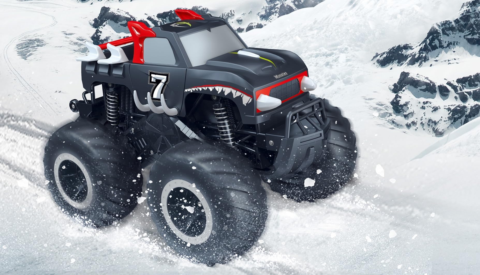 Foto 7 pulgar | Rc Car Threeking Pick-up Todoterreno A Escala 1:16 A Escala 1:16 - Venta Internacional.
