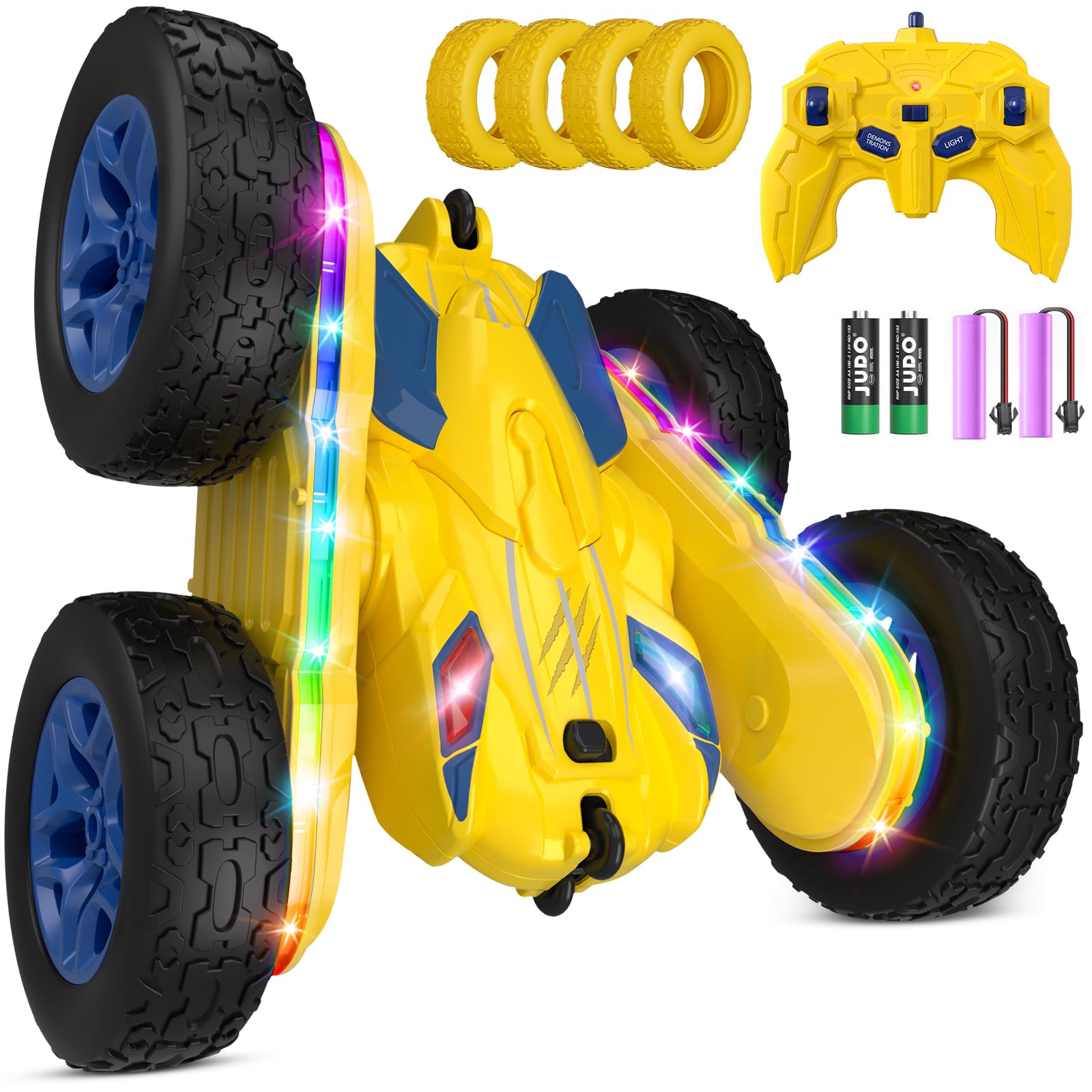 Coche De Control Remoto Jimdella Rc Cars 360 Flips Stunt 2.4 Ghz - Venta Internacional.