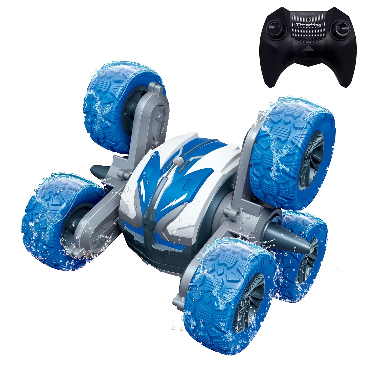 Foto 2 pulgar | Control Remoto Rc Stunt Car Threeking, Resistente Al Agua, Más De 6 Años - Venta Internacional.