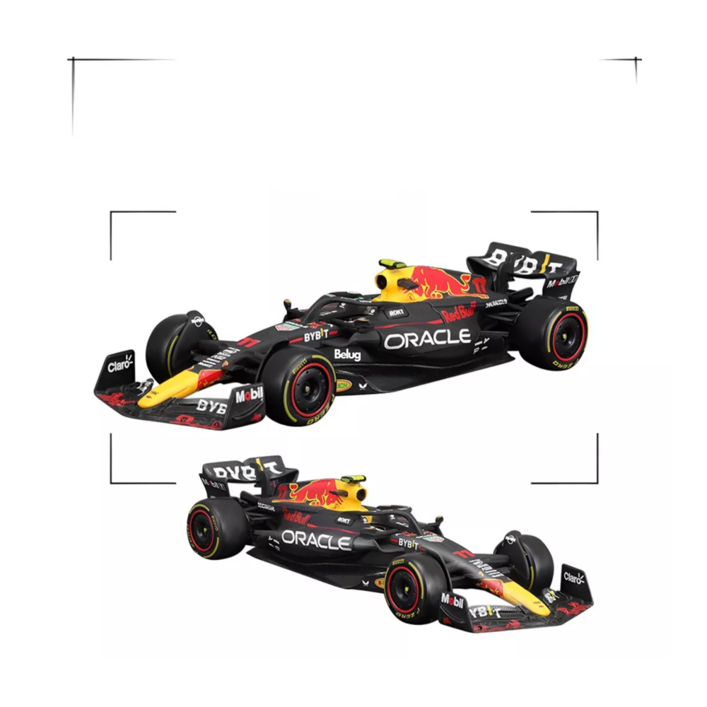Foto 3 pulgar | Burago Redbull F1 Rb19 #11 Coche Sergio Pérez Fórmula 1 1:43 Belug Negro