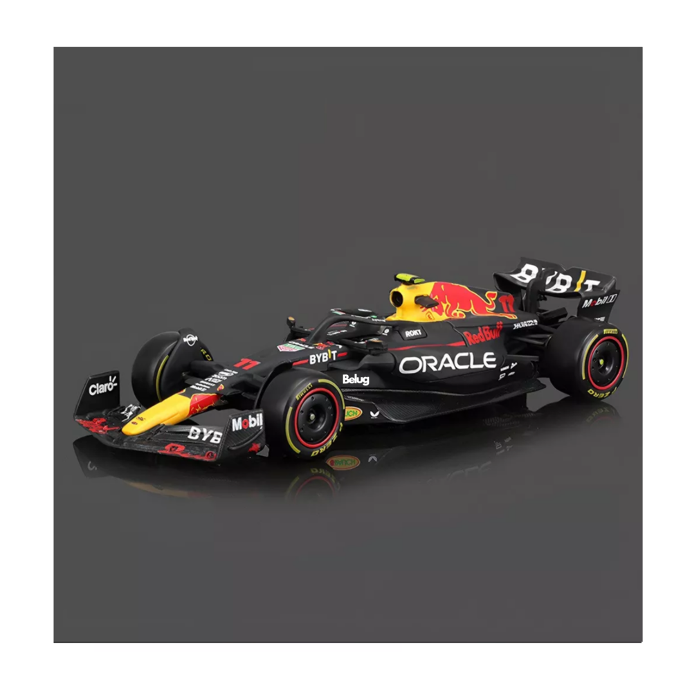 Foto 5 pulgar | Burago Redbull F1 Rb19 #11 Coche Sergio Pérez Fórmula 1 1:43 Belug Negro