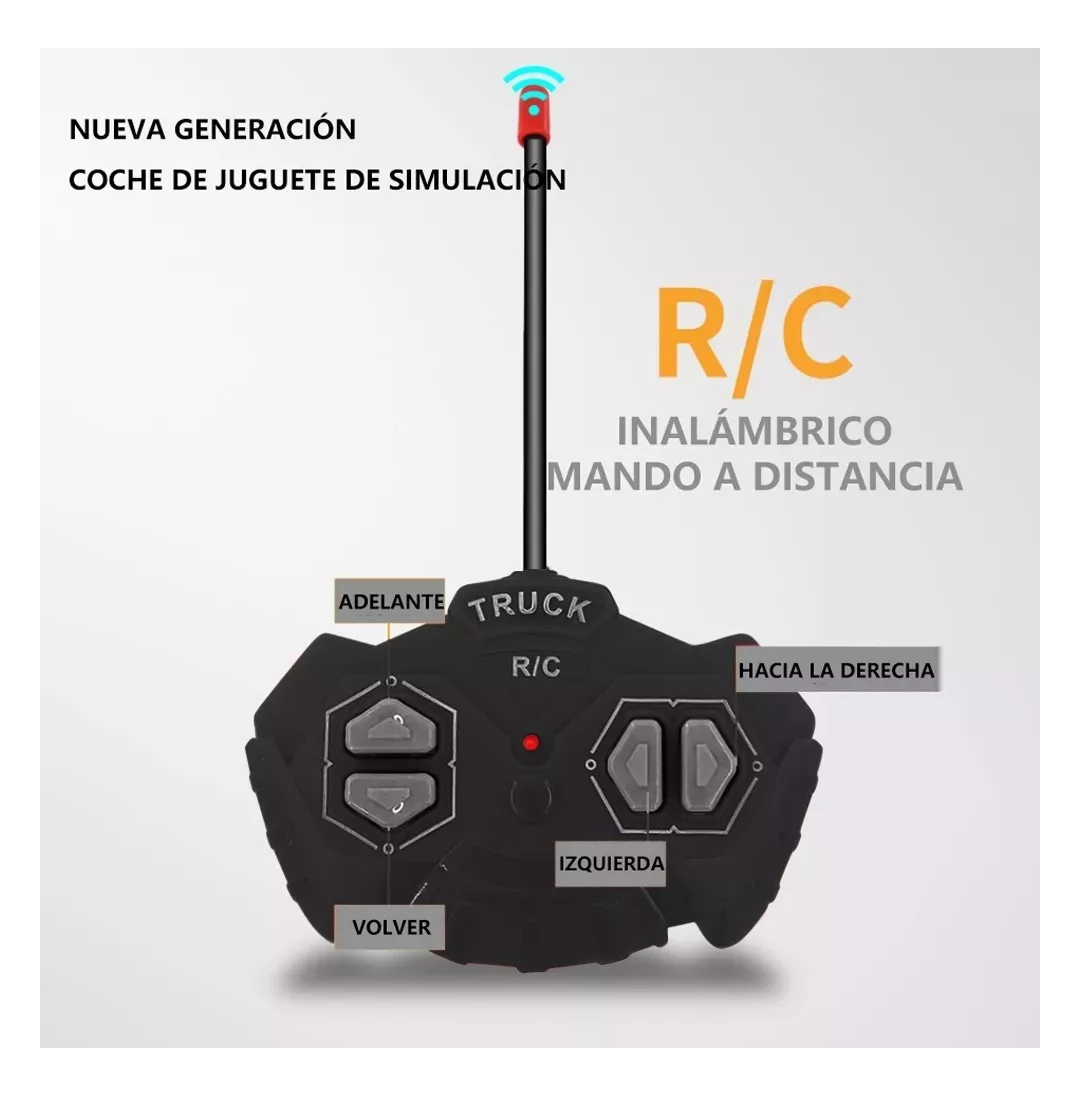 Foto 4 pulgar | Trailer Control Remoto Lab.g Trailer Juguete Negro