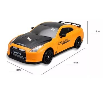 Foto 3 | Auto Drift Rc Car 4wd 2.4 G, De Alta Velocidad, Belug Amarillo
