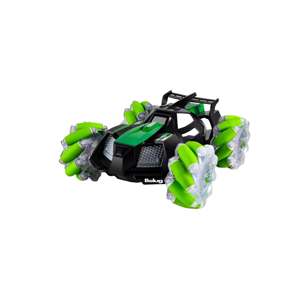 Foto 2 pulgar | Juguete De Carro 4wd Coche De Control Remoto Todoterreno 1:16, Belug Negro/verde