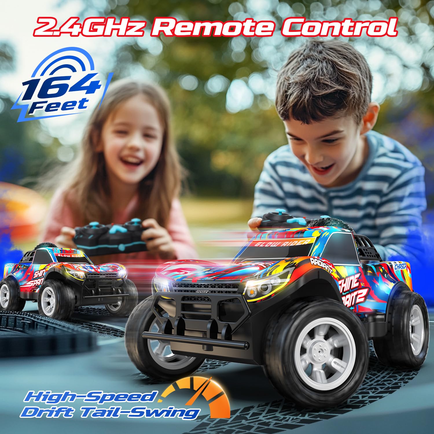 Foto 6 | Pulverizador Rc Truck Deerc Con Música Y Luces Led, 2,4 Ghz, 40 Minutos - Venta Internacional.