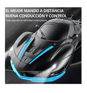 Foto 2 | Carro Control Remoto Recargable Negro